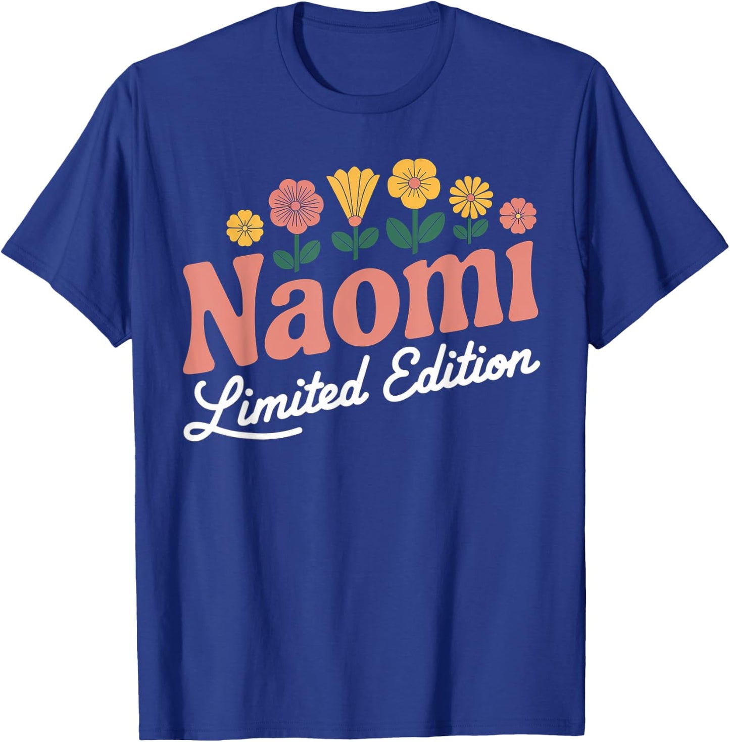 Naomi Limited Edition Vintage Custom Name Wife Grandma T-Shirt - T-Shirt | Royal
