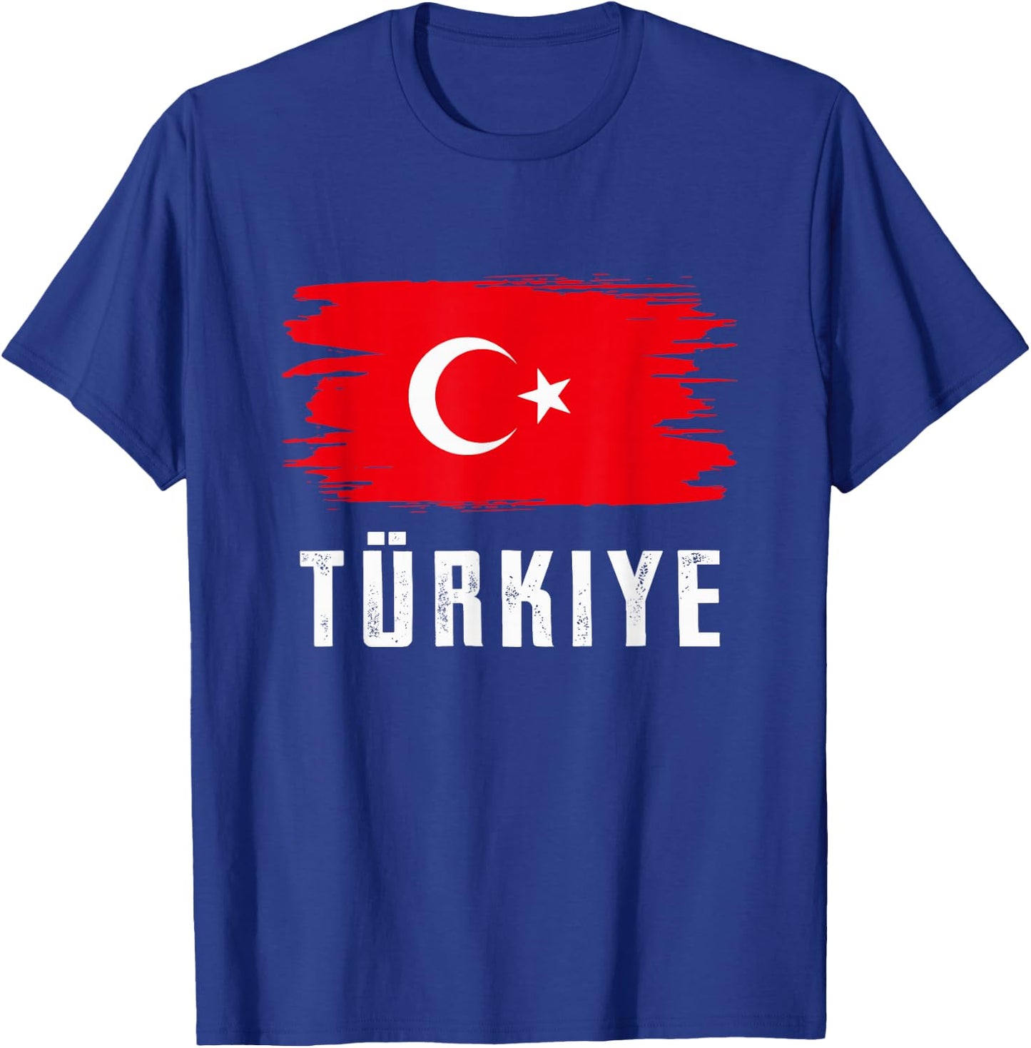 Turkey Turkish Flag Türkiye T-Shirt - T-Shirt | Royal