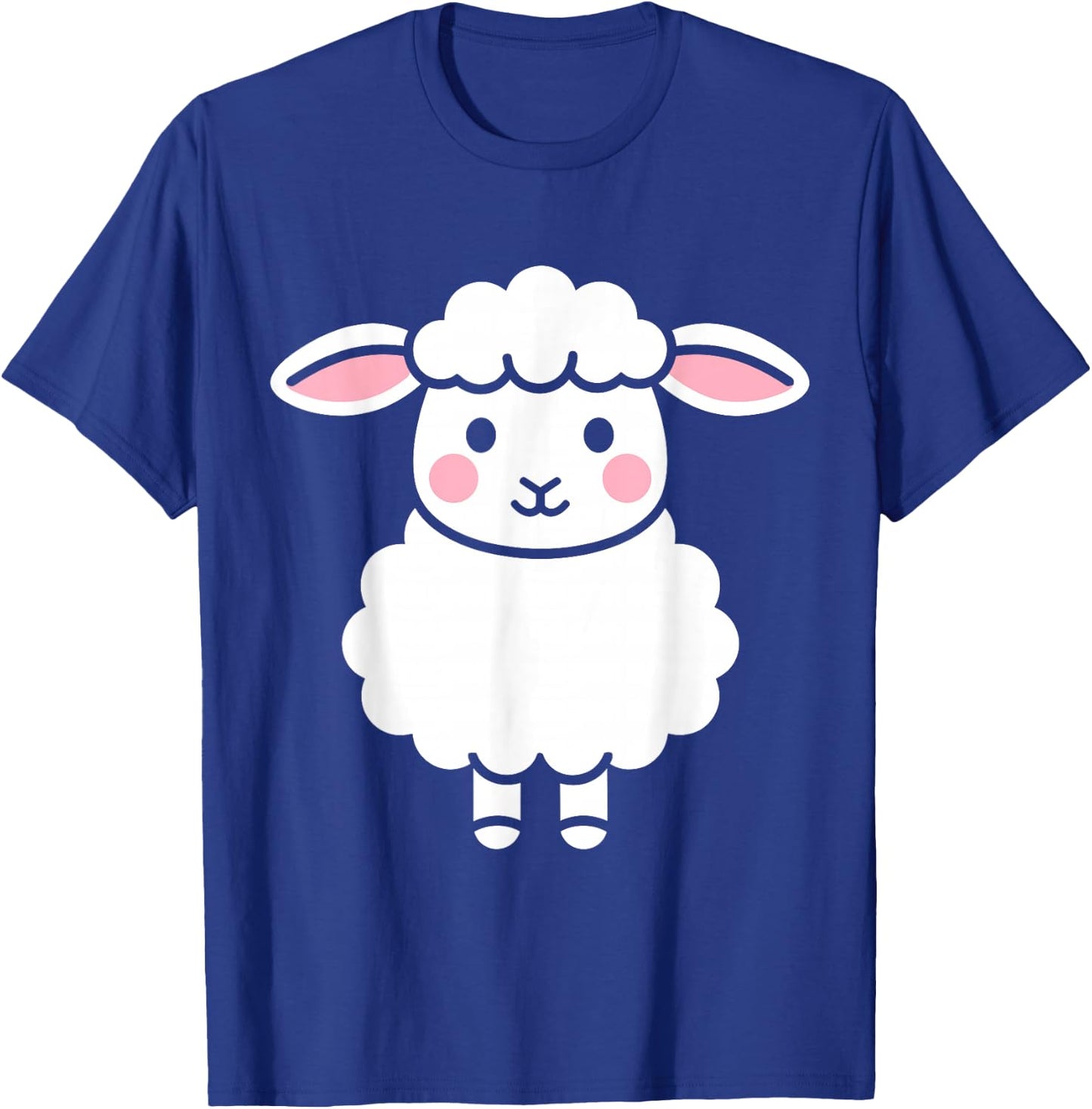 Quote Little Cute Baby Sheep Simple Lamb T-Shirt - T-Shirt | Royal