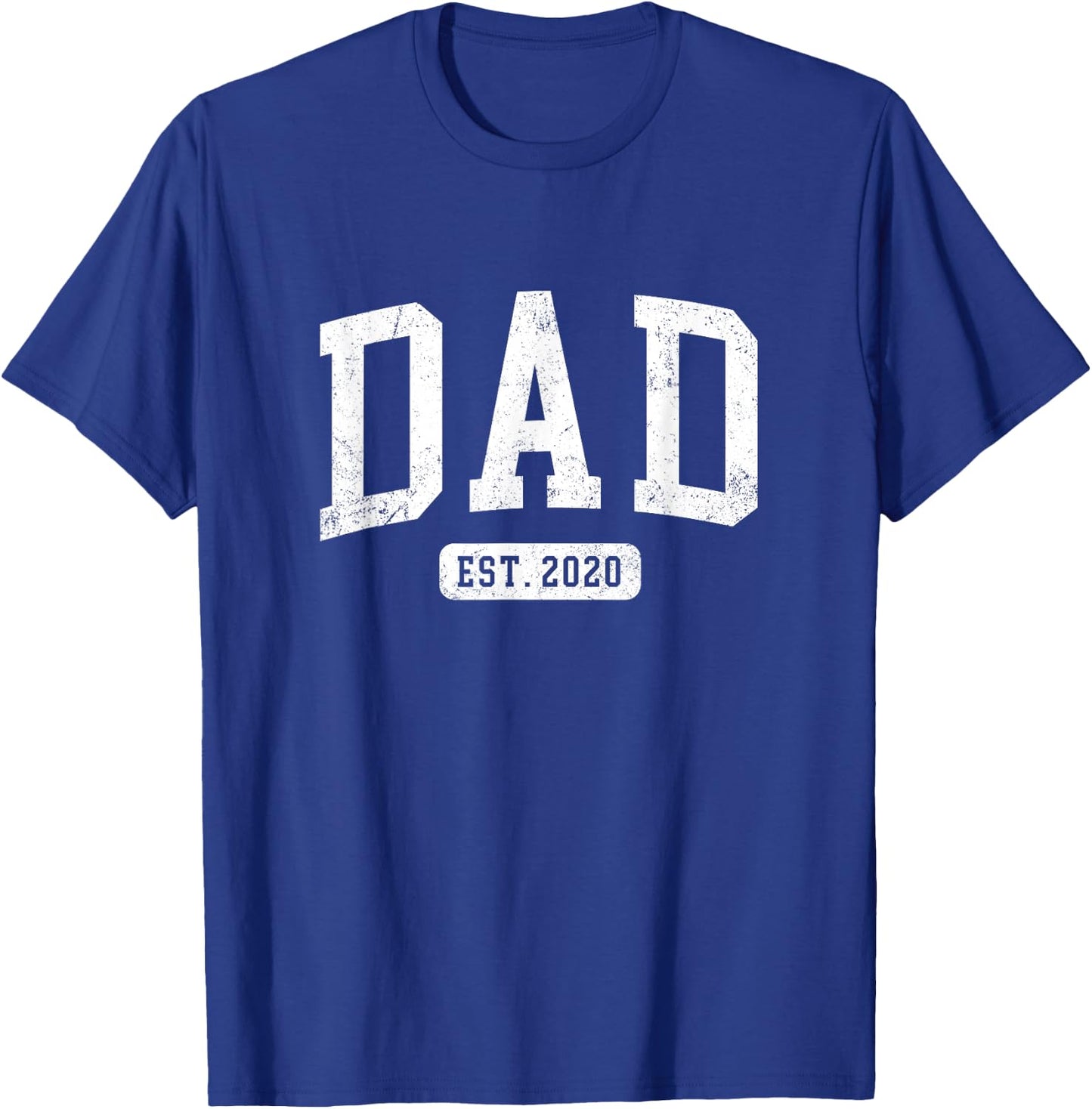 Dad Est 2020 Fathers Day Idea for Daddy T-Shirt - T-Shirt | Royal