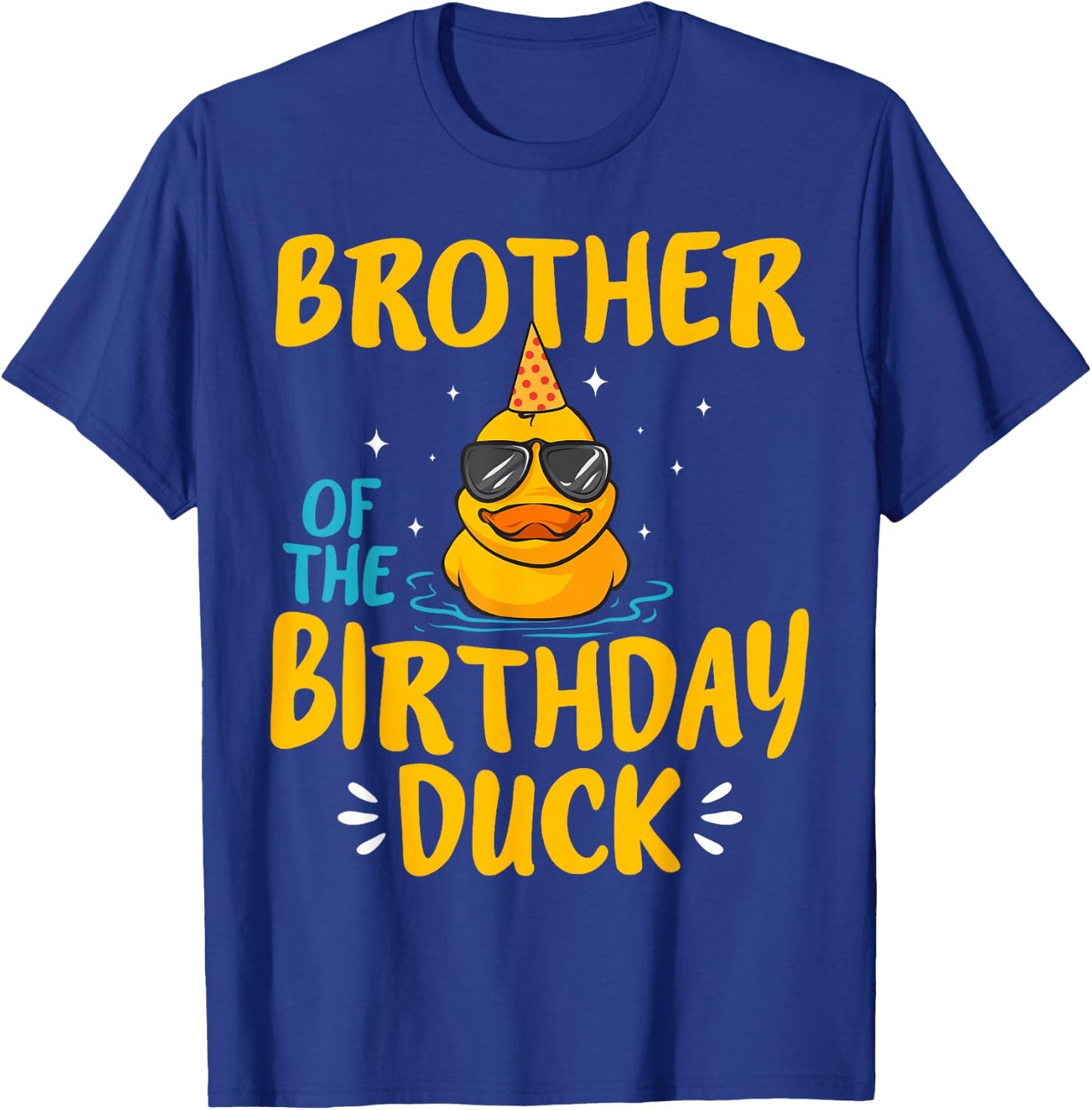 Rubber Duckies Brother Of The Birthday Duck Rubber Duck T-Shirt - T-Shirt | Royal