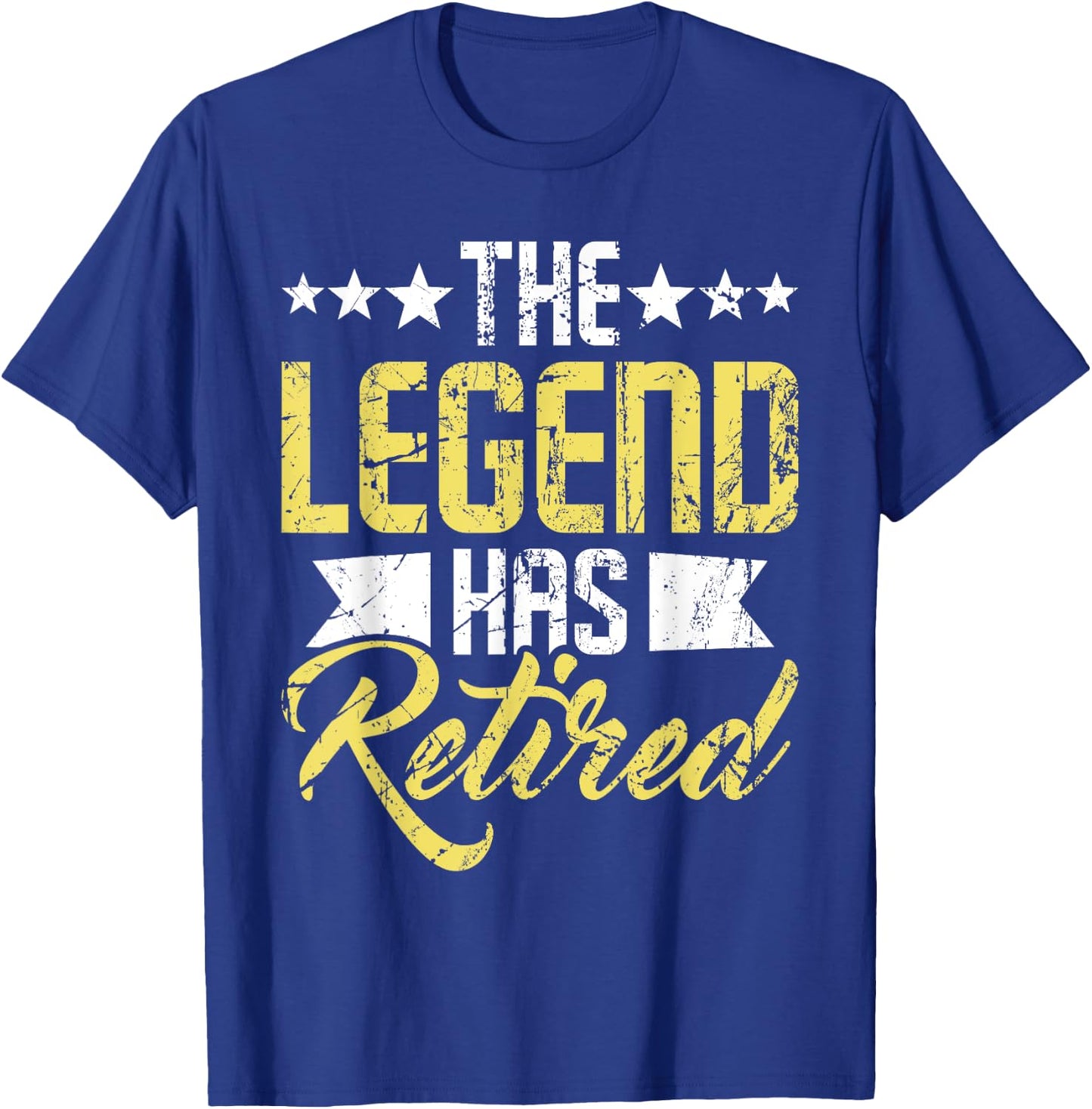 The Legend Has Retired - Retirement Retiree Pension Retiring T-Shirt - T-Shirt | Royal