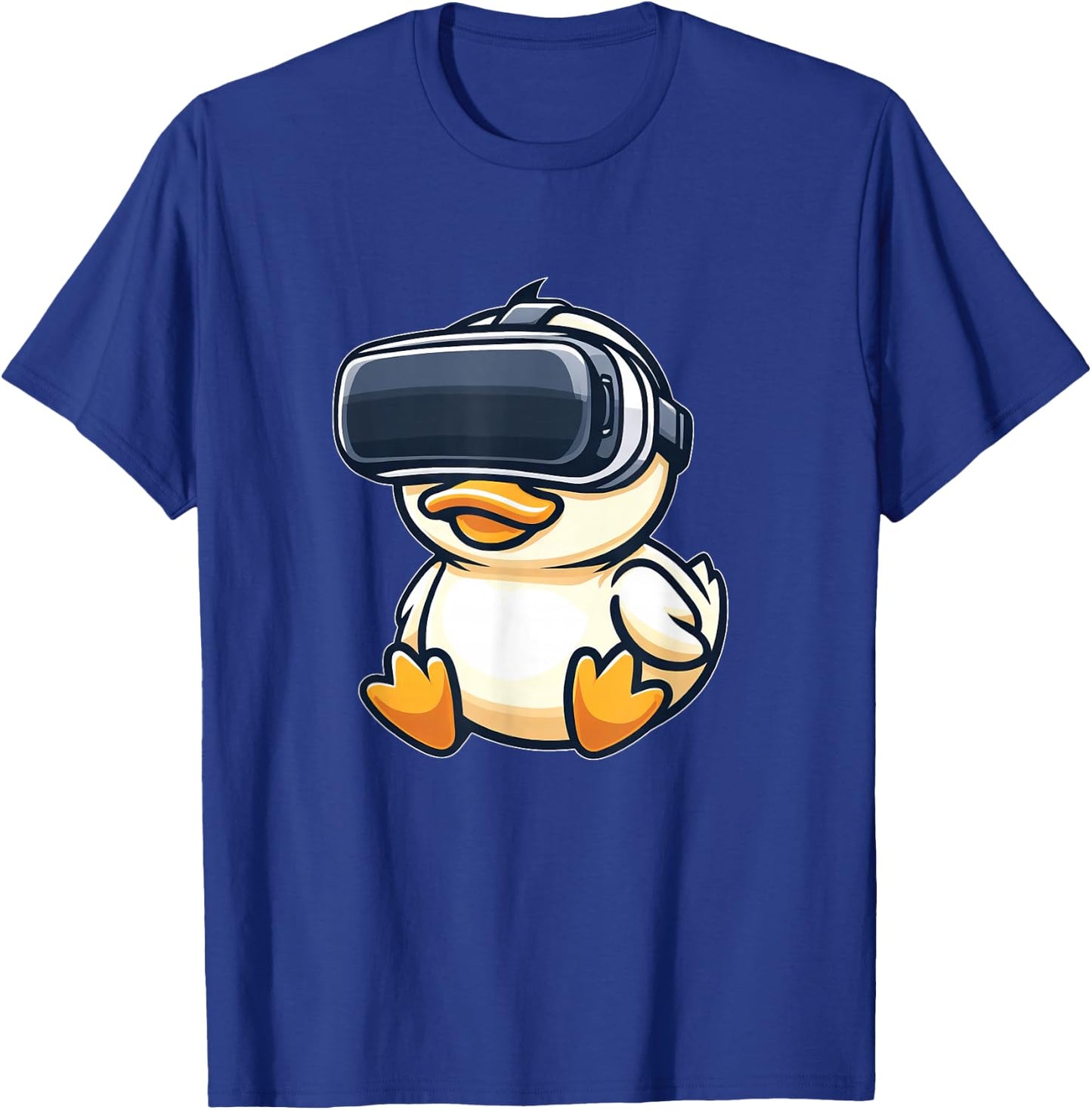 Cute Duck VR Virtual Reality Gamer T-Shirt - T-Shirt | Royal
