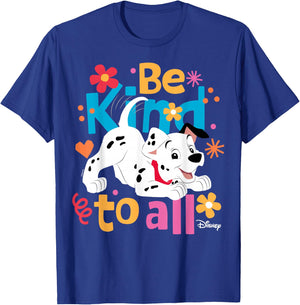 101 Dalmatians - Be Kind To All T-Shirt - T-Shirt | Royal