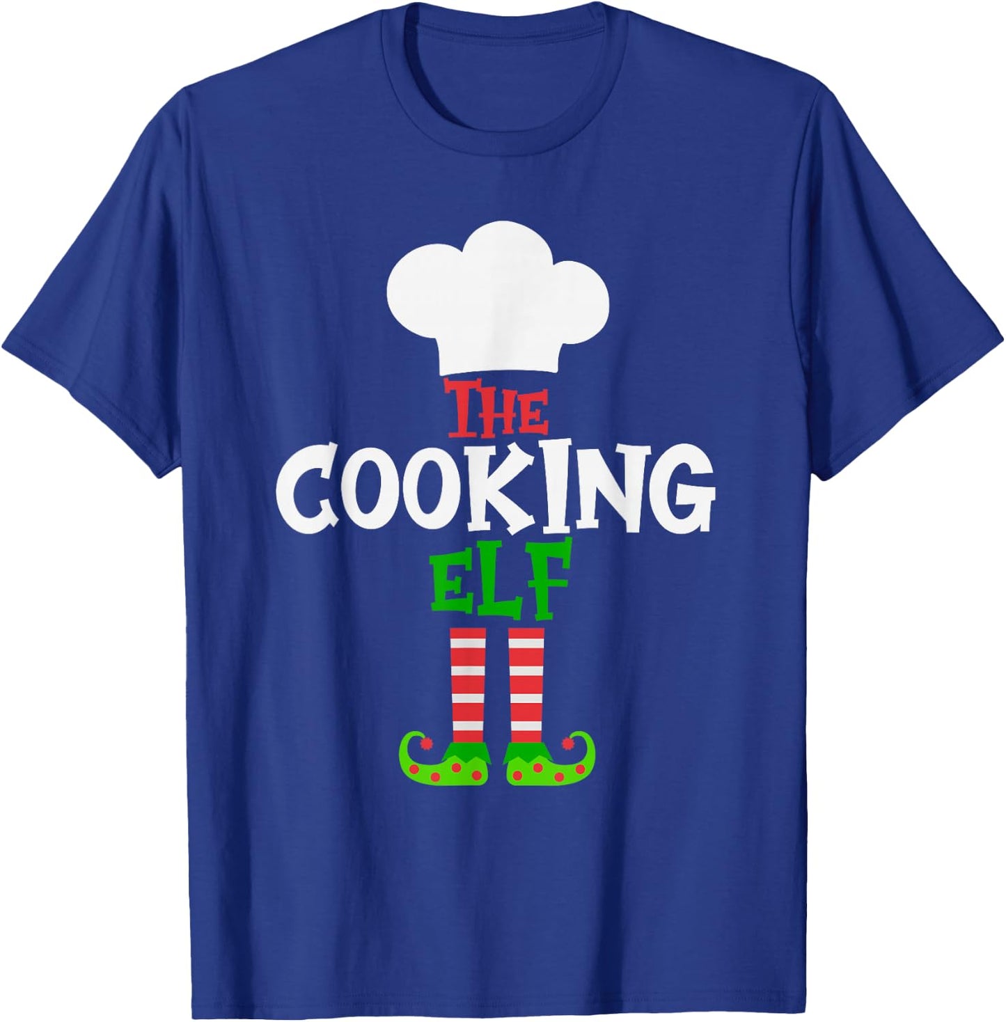 The Cooking Elf - Funny Matching Family Group Christmas T-Shirt - T-Shirt | Royal