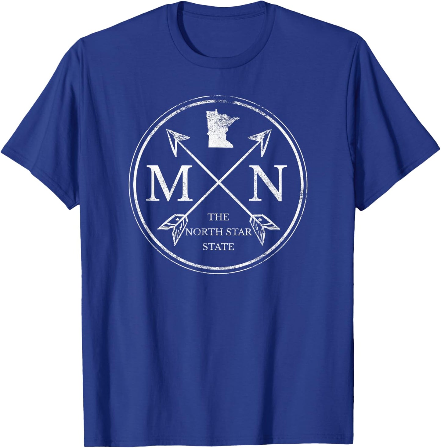Cute Minnesota MN The North Star State T-Shirt - T-Shirt | Royal