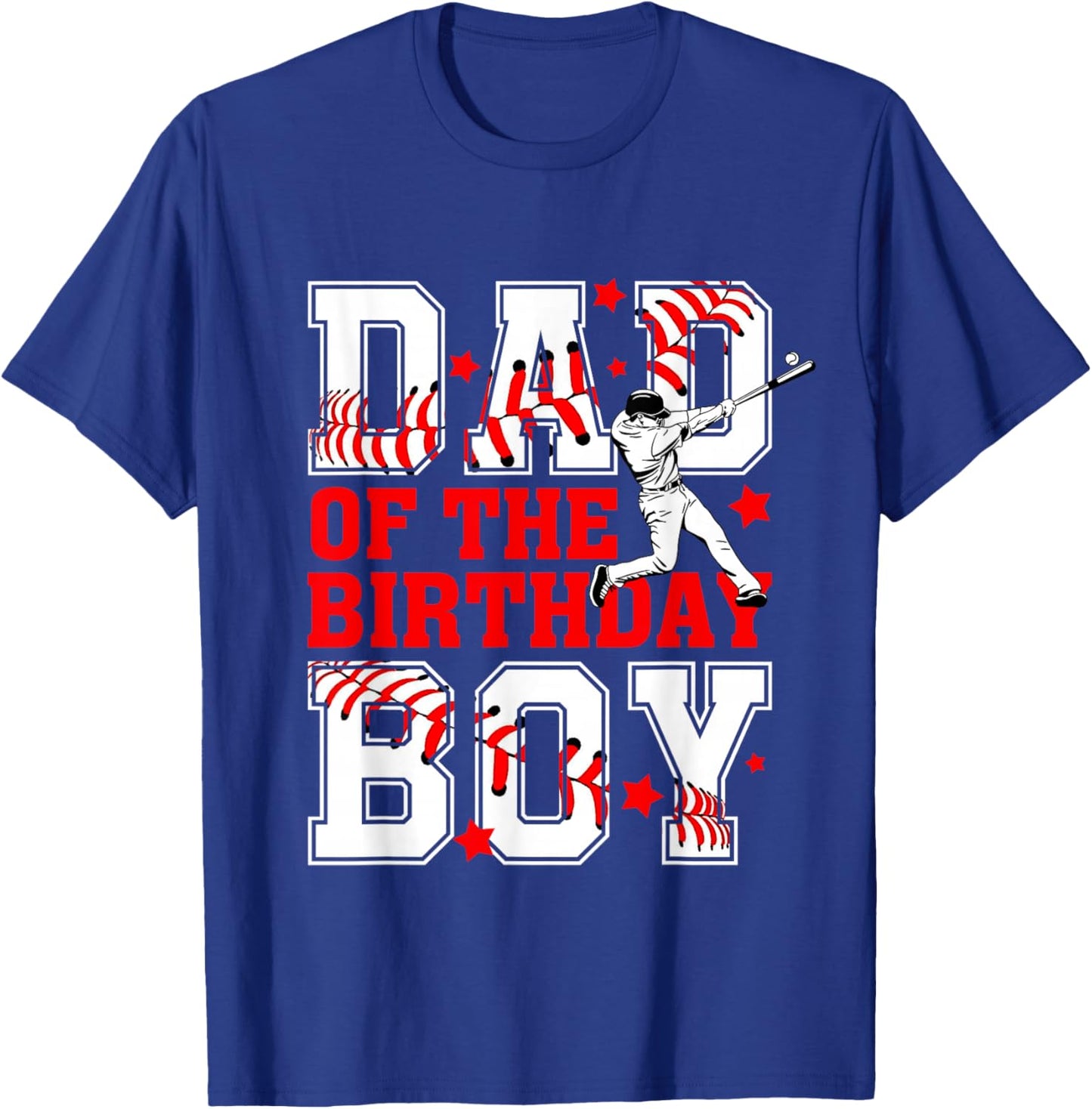 Mom And Dad Birthday Boy Son Baseball Lovers Family Matching T-Shirt - T-Shirt | Royal
