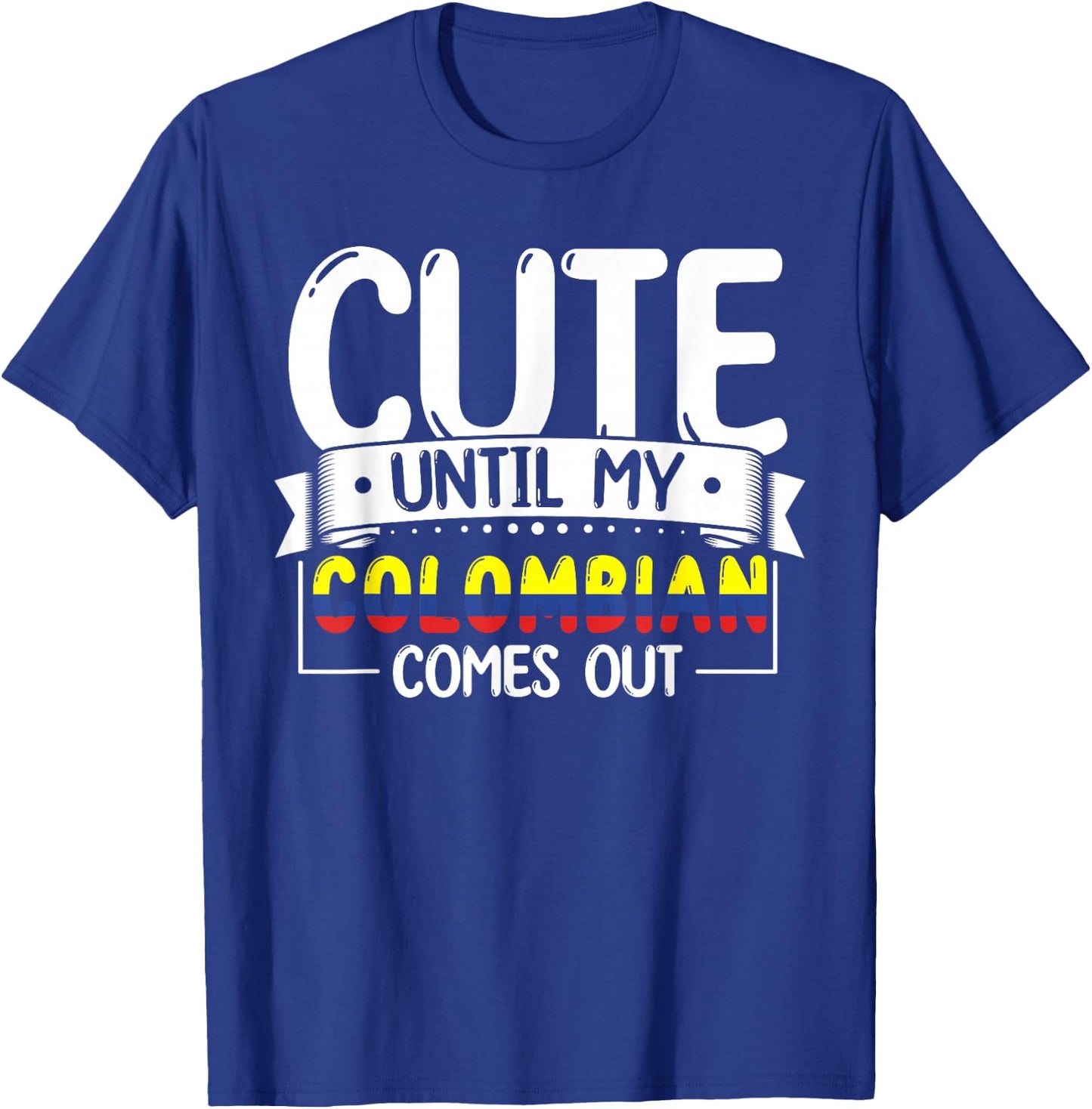 Colombian Roots Outfit Funny Colombia Heritage Women T-Shirt - T-Shirt | Royal