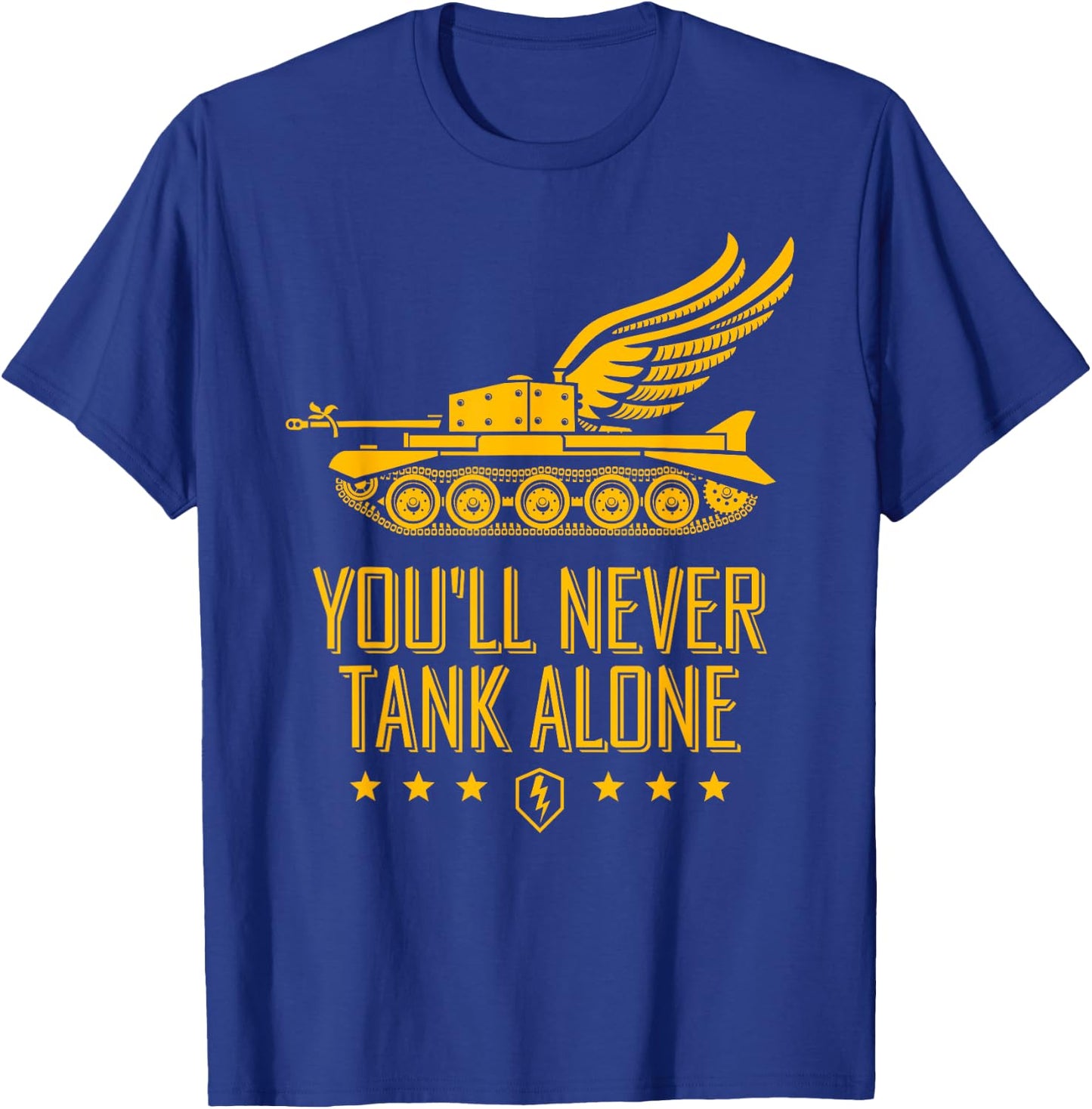 World of Tanks Blitz You'll Never Tank Alone T-Shirt - T-Shirt | Royal