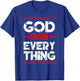 Christian Faith God Over Everything T-Shirt - T-Shirt | Royal