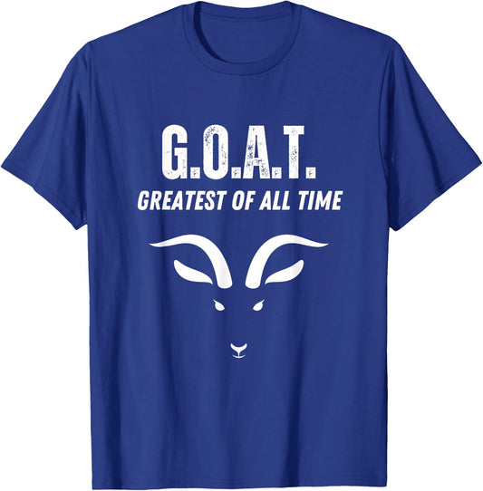 Goat Greatest of All Time Shirt Cool Goat T-Shirt - T-Shirt | Royal