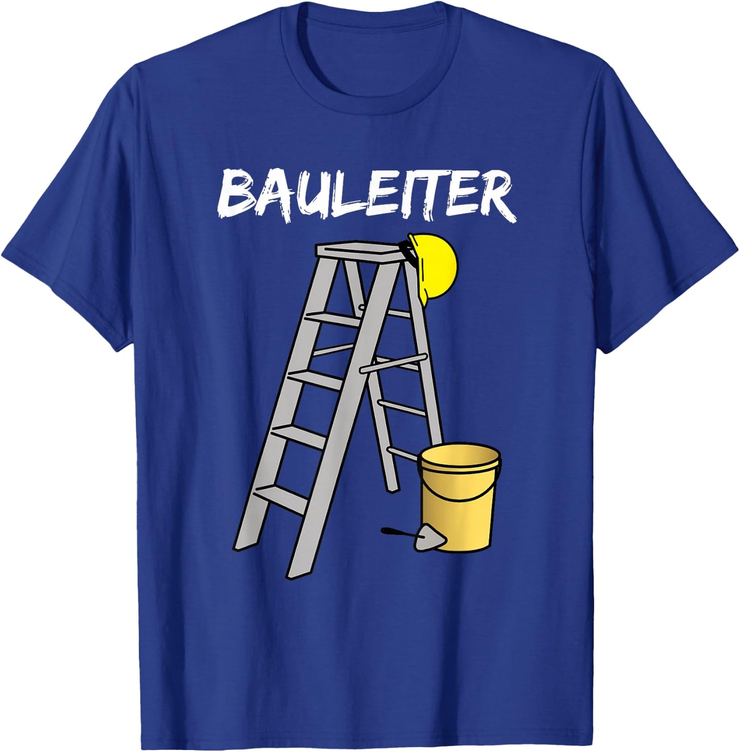 Construction Manager, Construction Worker, Construction Site Costume Fancy Dress Helmet , black T-Shirt - T-Shirt | Royal