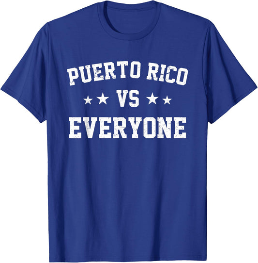 Puerto Rico VS Everyone | Season Trend T-Shirt - T-Shirt | Royal