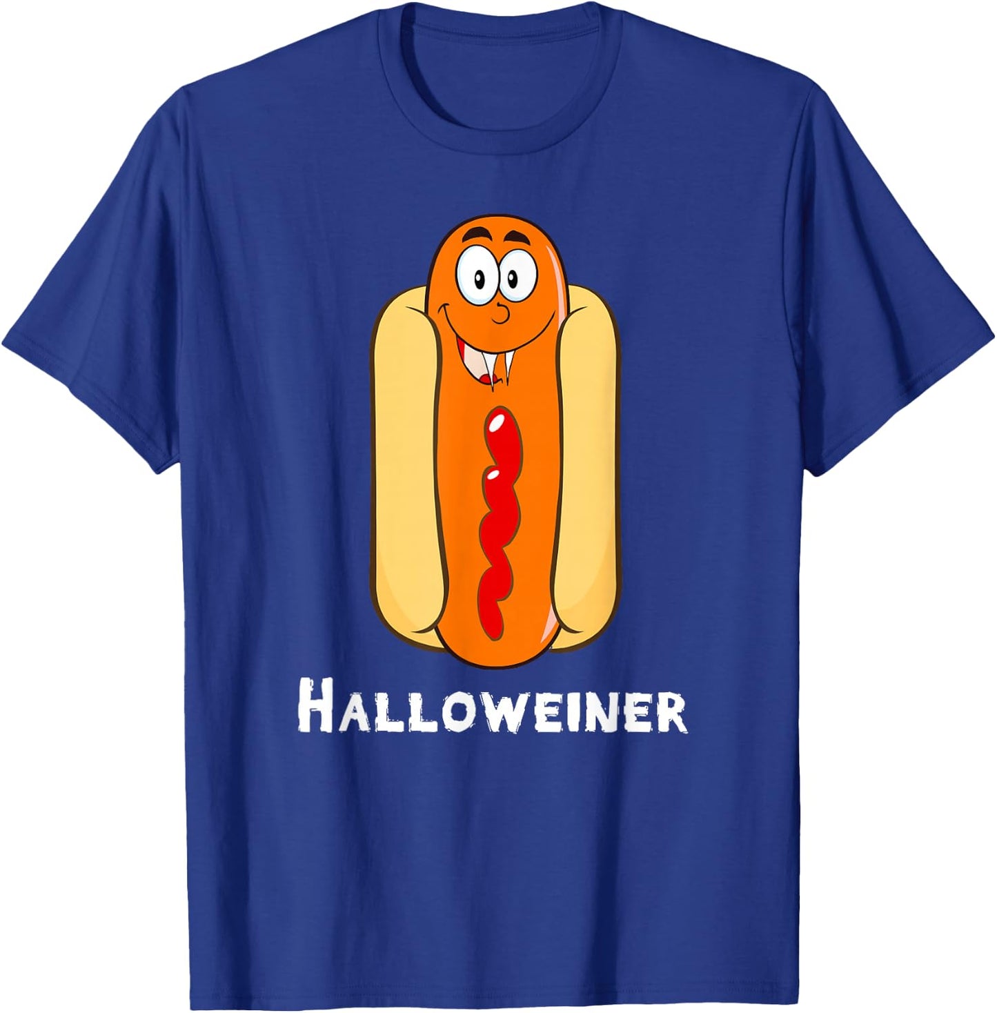 Halloweiner Halloweener Funny Halloween Hot Dog Shirt T-Shirt - T-Shirt | Royal