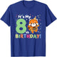 Kinder Rote Panda 8. Geburtstag Kinder acht Jahre alt Roter Panda T-Shirt - T-Shirt | Royal