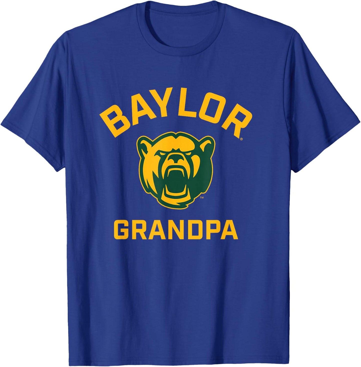 Baylor University Bears Arched Grandpa T-Shirt - T-Shirt | Royal