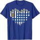 Uruguayn Flag Novelty Uruguay T-Shirt - T-Shirt | Royal