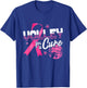 Volley For A Cure Volleyball Breast Cancer Awareness T-Shirt - T-Shirt | Royal