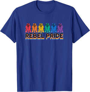 Star Wars Pride R2-D2 Astromech Droid Rainbow Rebel Pride T-Shirt - T-Shirt | Royal