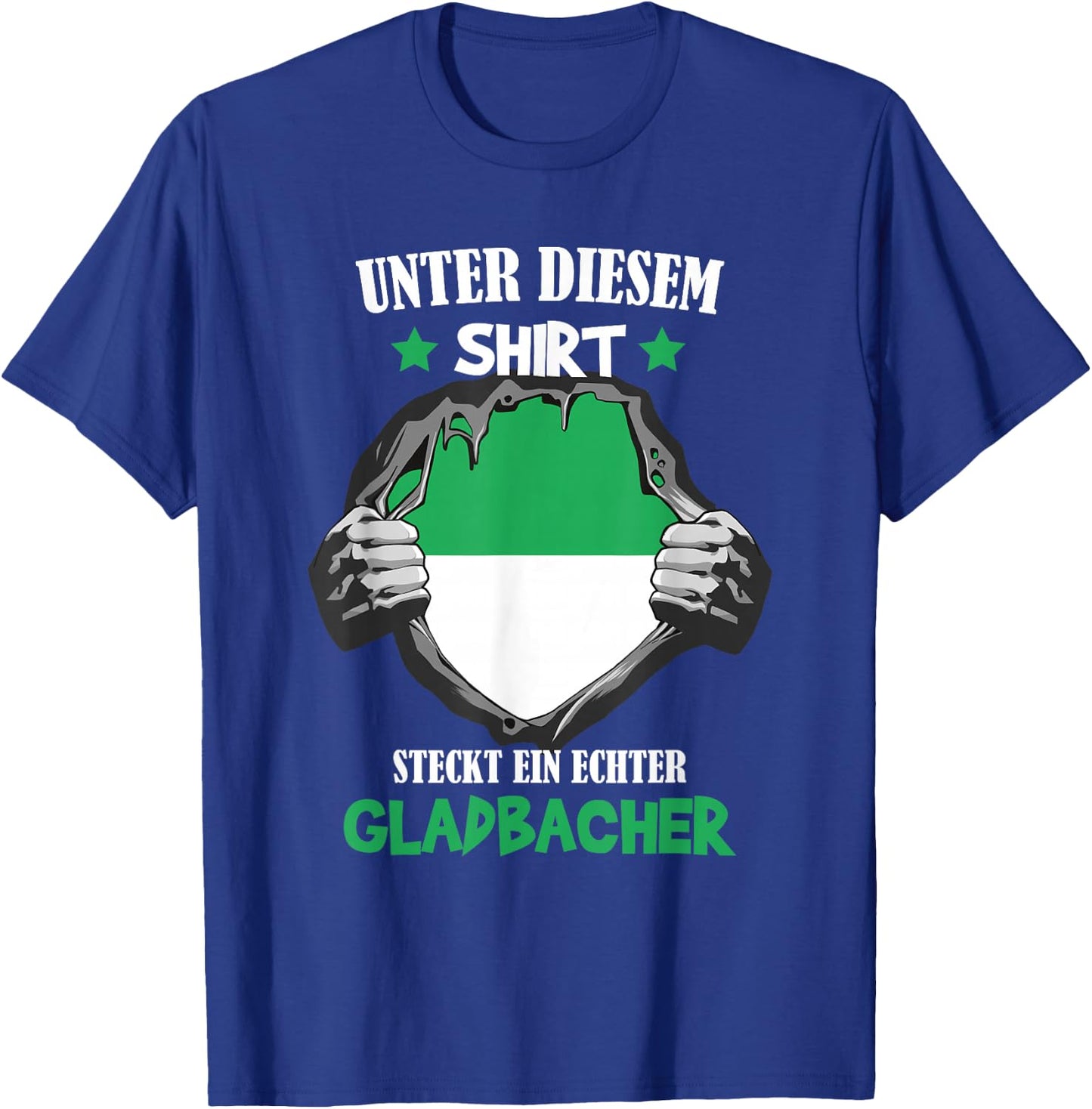Mönchengladbach Gladbacher Gladbach , black, s T-Shirt - T-Shirt | Royal