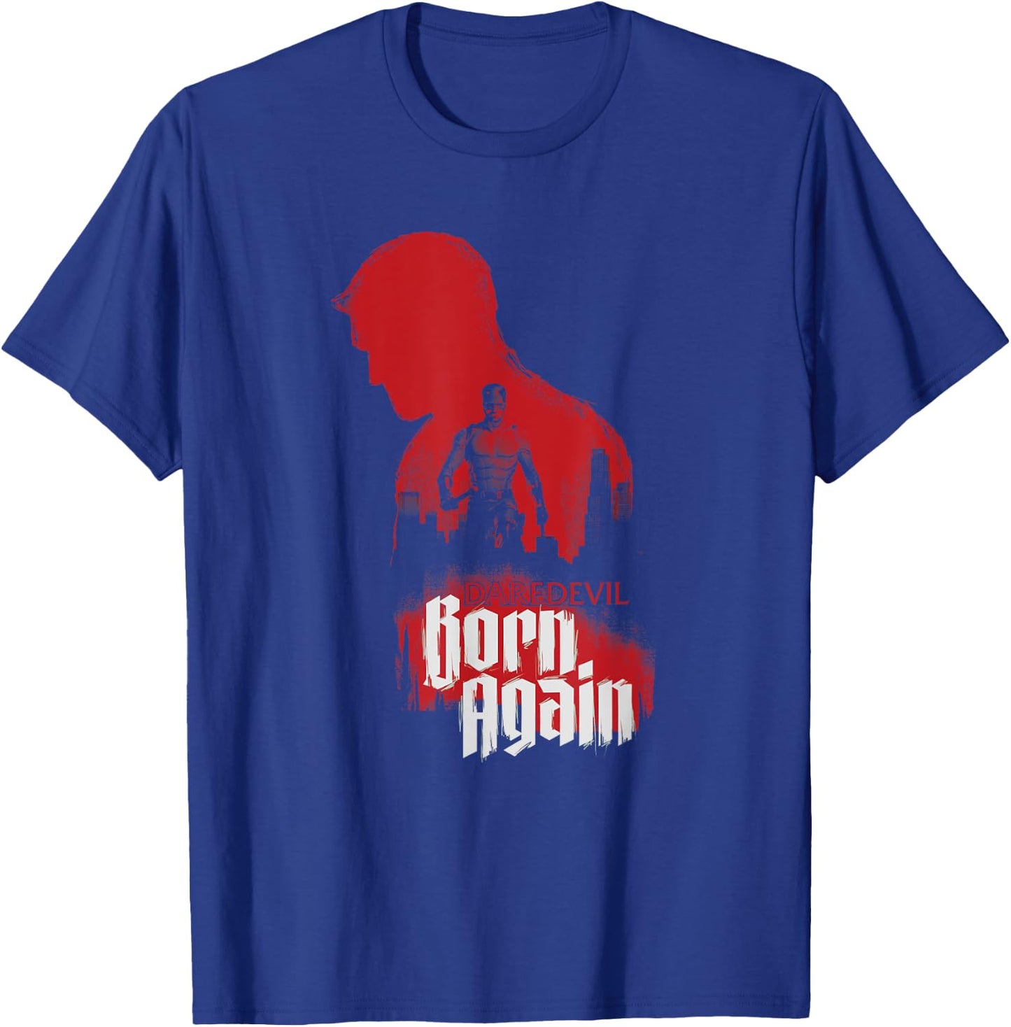 Daredevil Born Again Red Shadow T-Shirt - T-Shirt | Royal