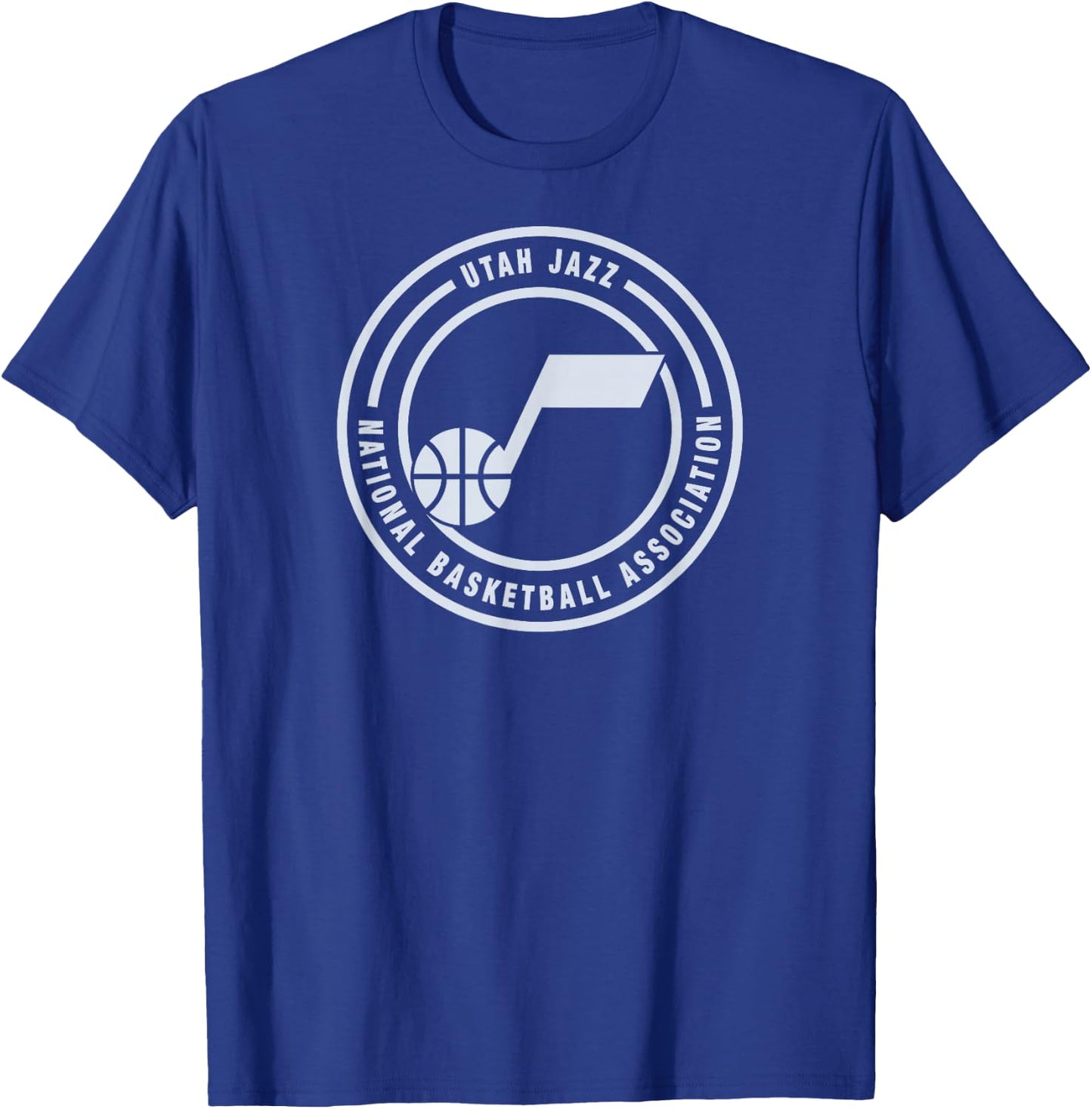 NBA - Utah Jazz Circle Logo Black T-Shirt - T-Shirt | Royal