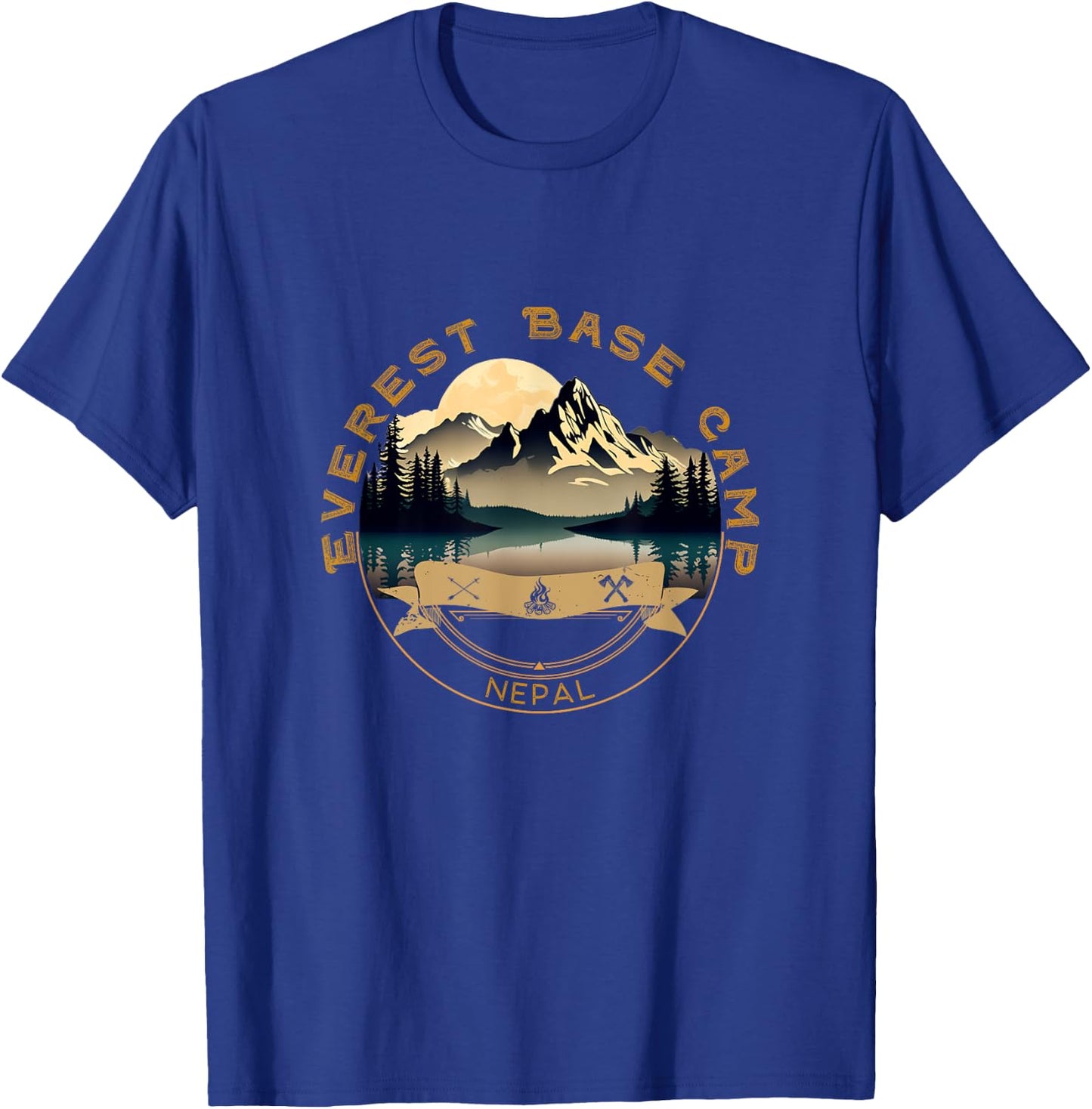 Everest Base Camp Vacation Apparel - Souvenir T-Shirt - T-Shirt | Royal