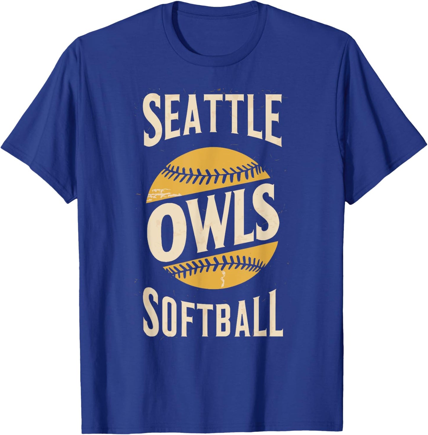 BLACK HISTORY | Owls Seattle Softball T-Shirt - T-Shirt | Royal