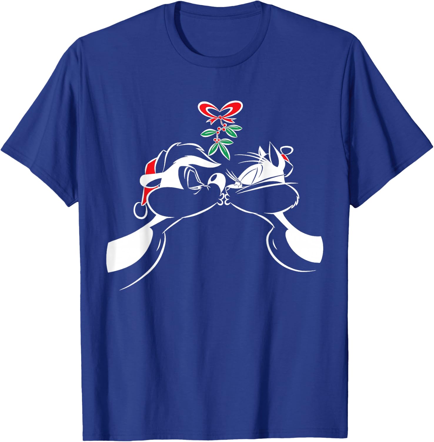 Pepe Le Pew Xmas Kiss T-Shirt - T-Shirt | Royal