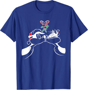 Pepe Le Pew Xmas Kiss T-Shirt - T-Shirt | Royal