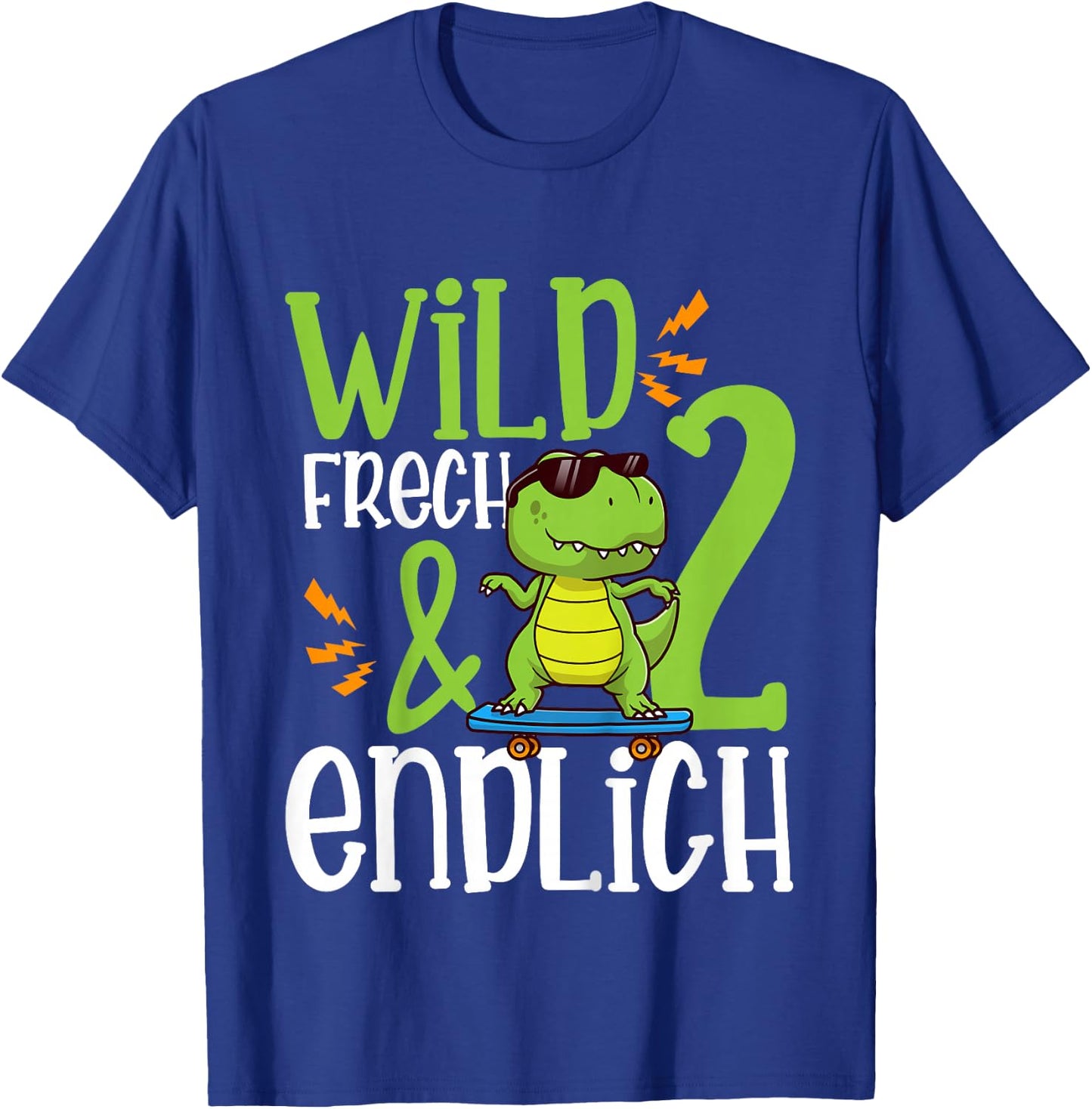 Children's Wild Frech & Finally 2 Second Birthday, black T-Shirt - T-Shirt | Royal