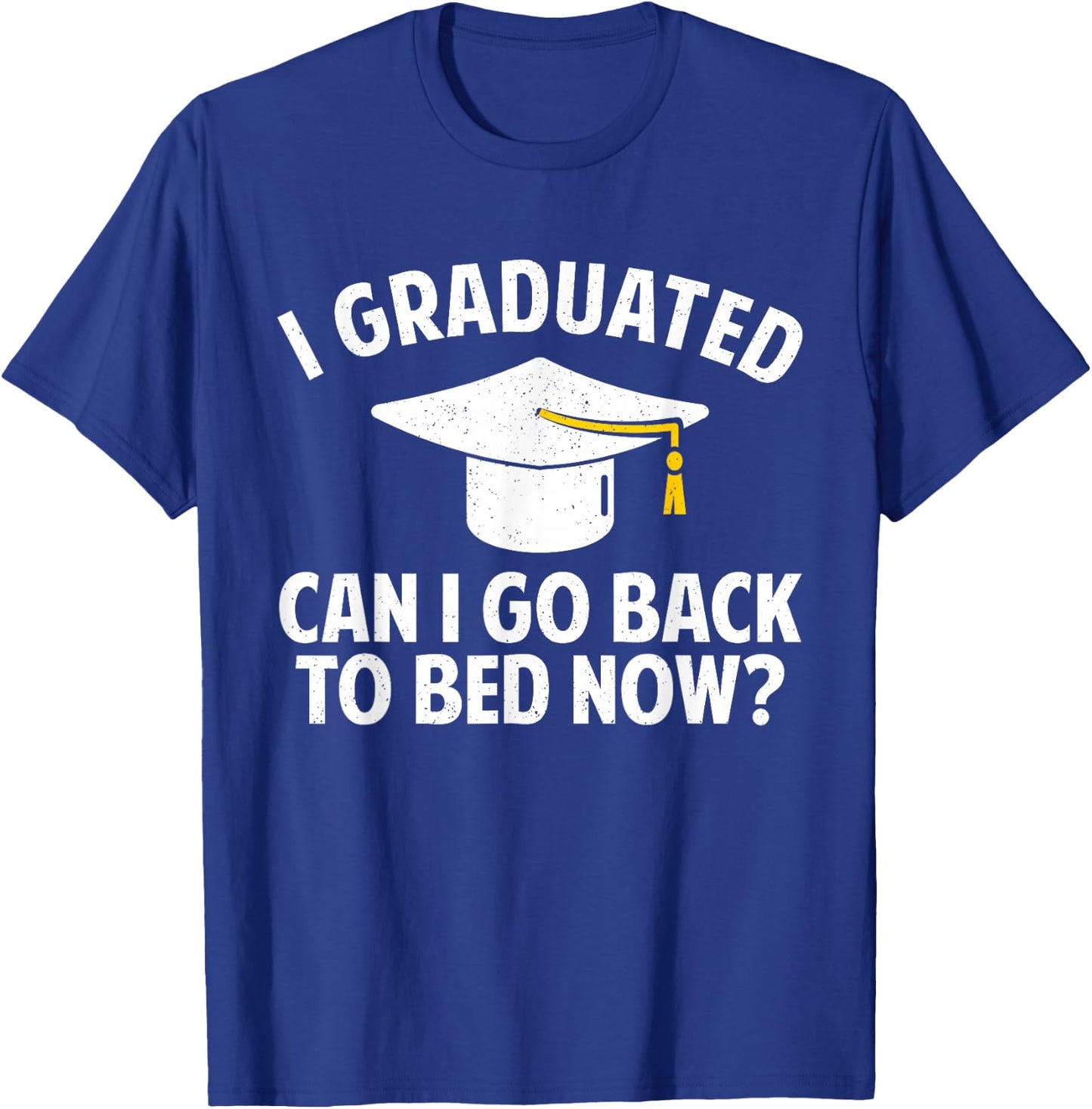Funny Graduation Art Women Masters Degree Draduation T-Shirt - T-Shirt | Royal