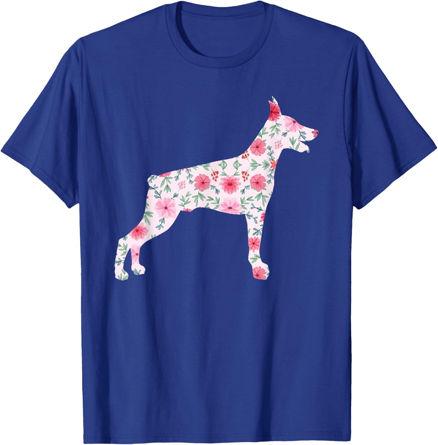 Cool Doberman Design Women Kids Doberman Pinscher T-Shirt - T-Shirt | Royal
