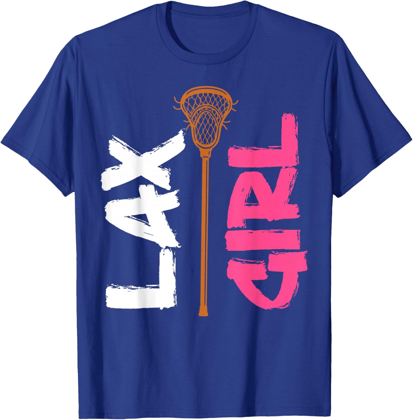 Lacrosse Girl Stick Lax Girl Player Goalie Women T-Shirt - T-Shirt | Royal