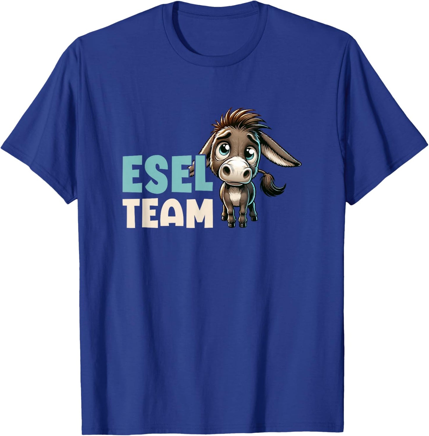 Donkey Team Donkey Farm Agriculture House Donkey T-Shirt - T-Shirt | Royal