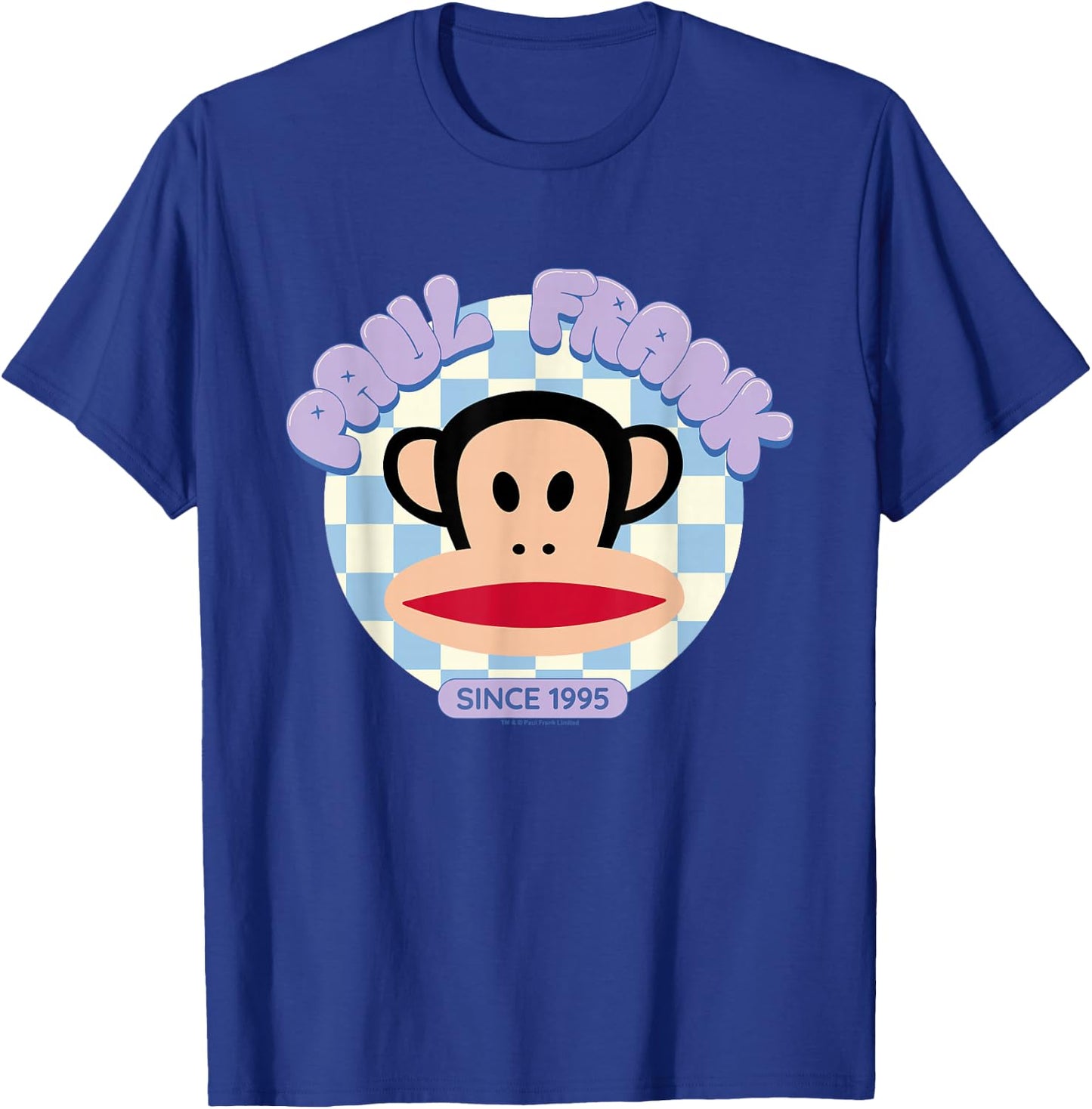 Paul Frank Julius Bubble Text Seit 1995 T-Shirt - T-Shirt | Royal