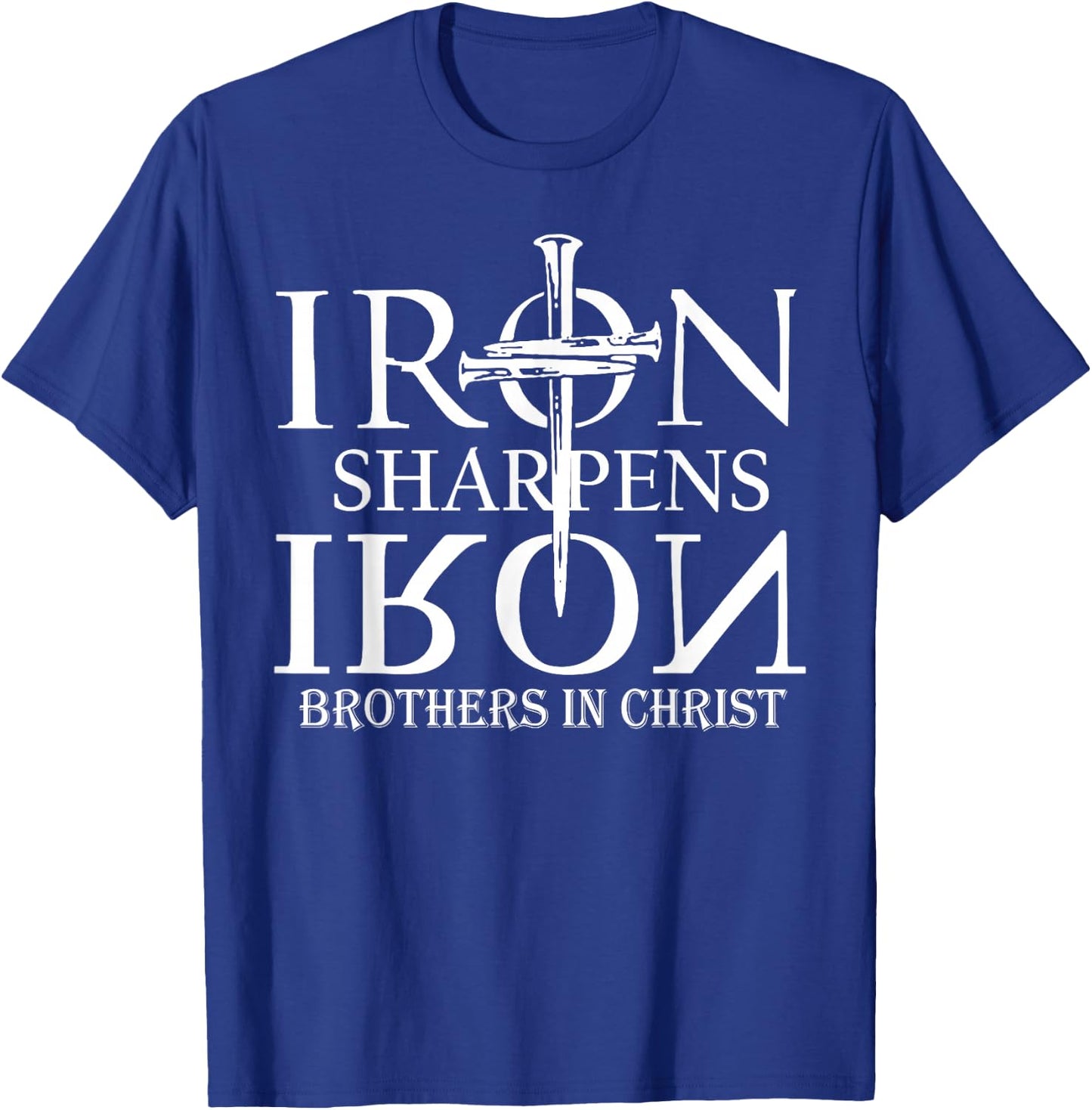 Eisen schärft Iron Brothers In Christ T-Shirt - T-Shirt | Royal