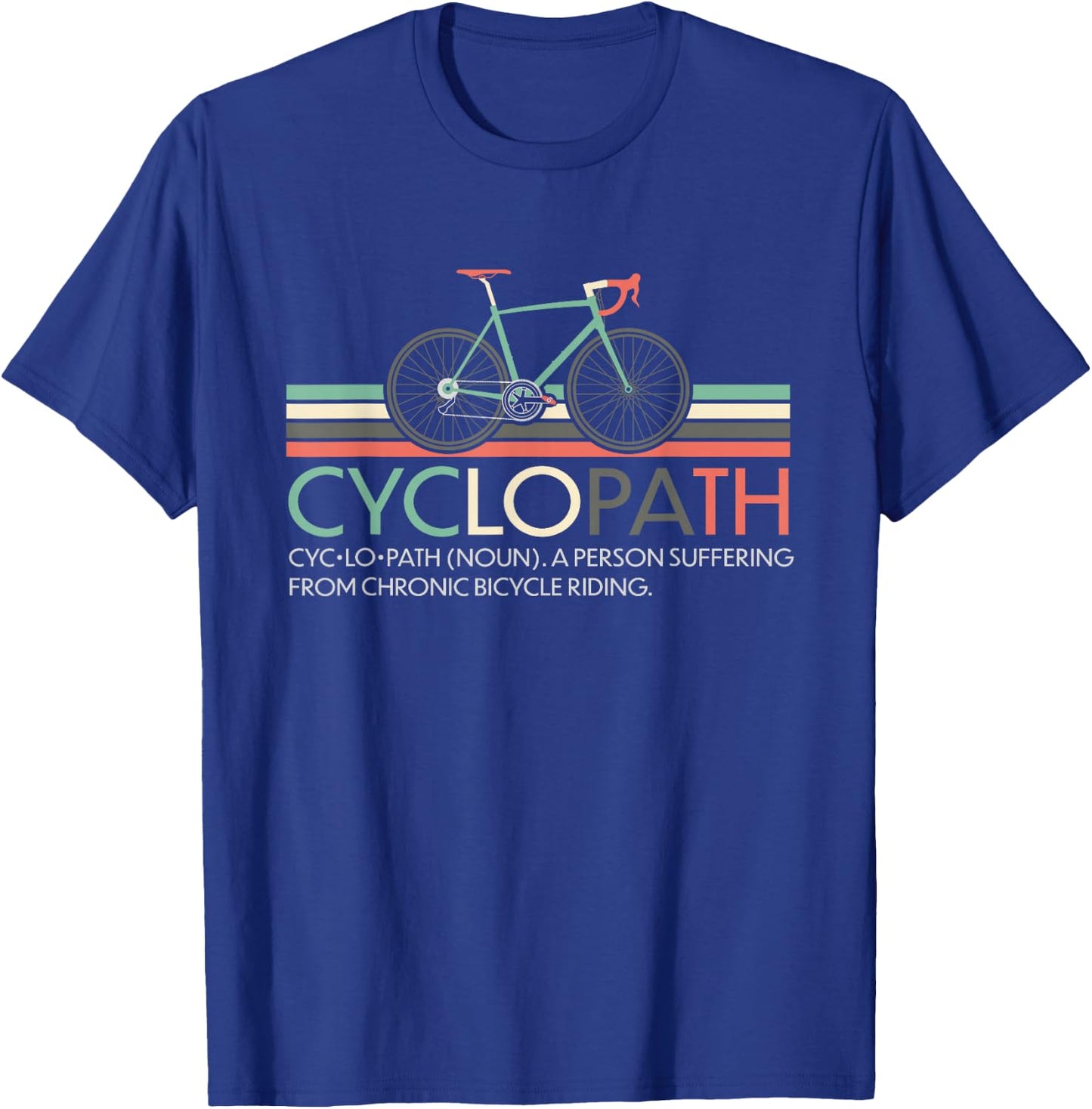 Cyclopath Radrennen Radsport Rennrad Radrennfahrer T-Shirt - T-Shirt | Royal