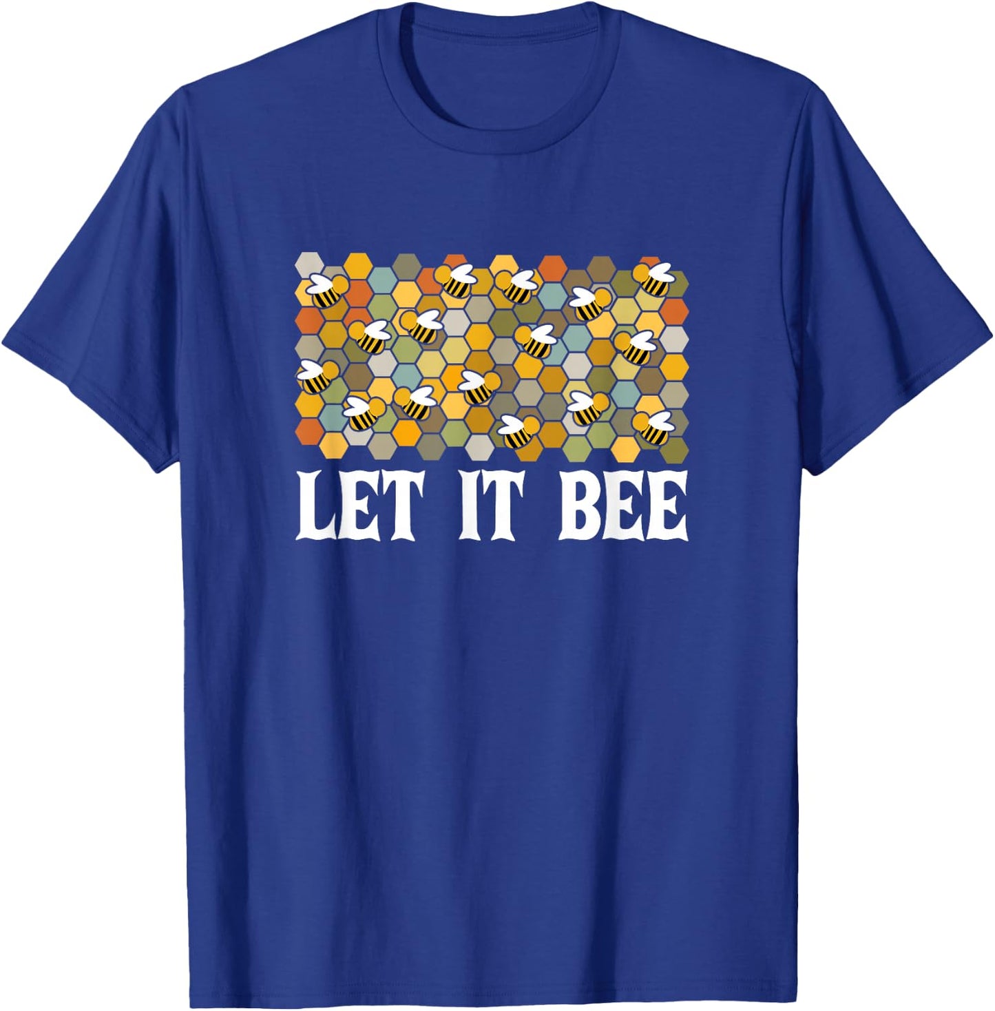 Let It Bee Beekeeper Honey T-Shirt - T-Shirt | Royal