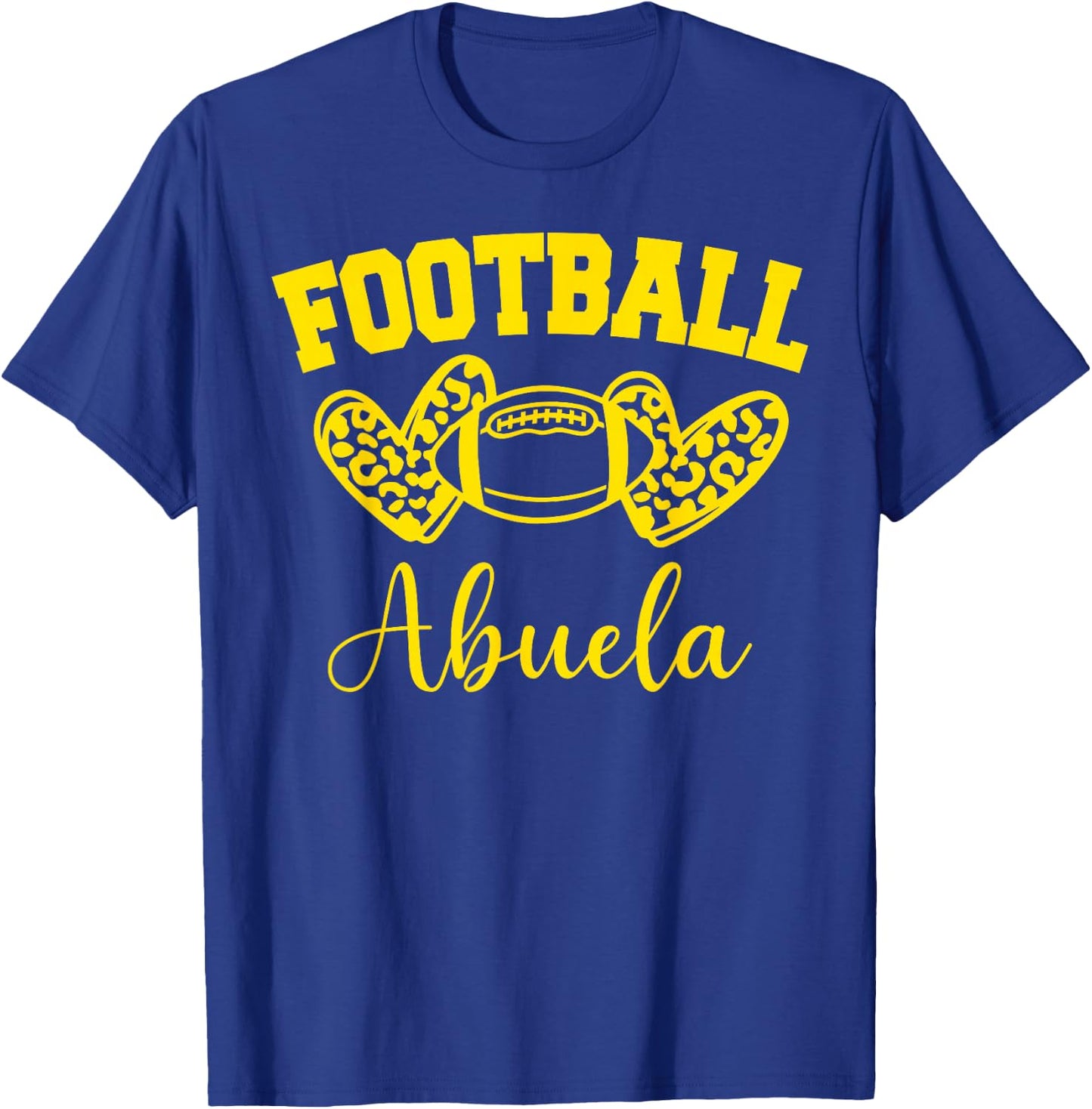 American Football Abuela Football Family Matching T-Shirt - T-Shirt | Royal
