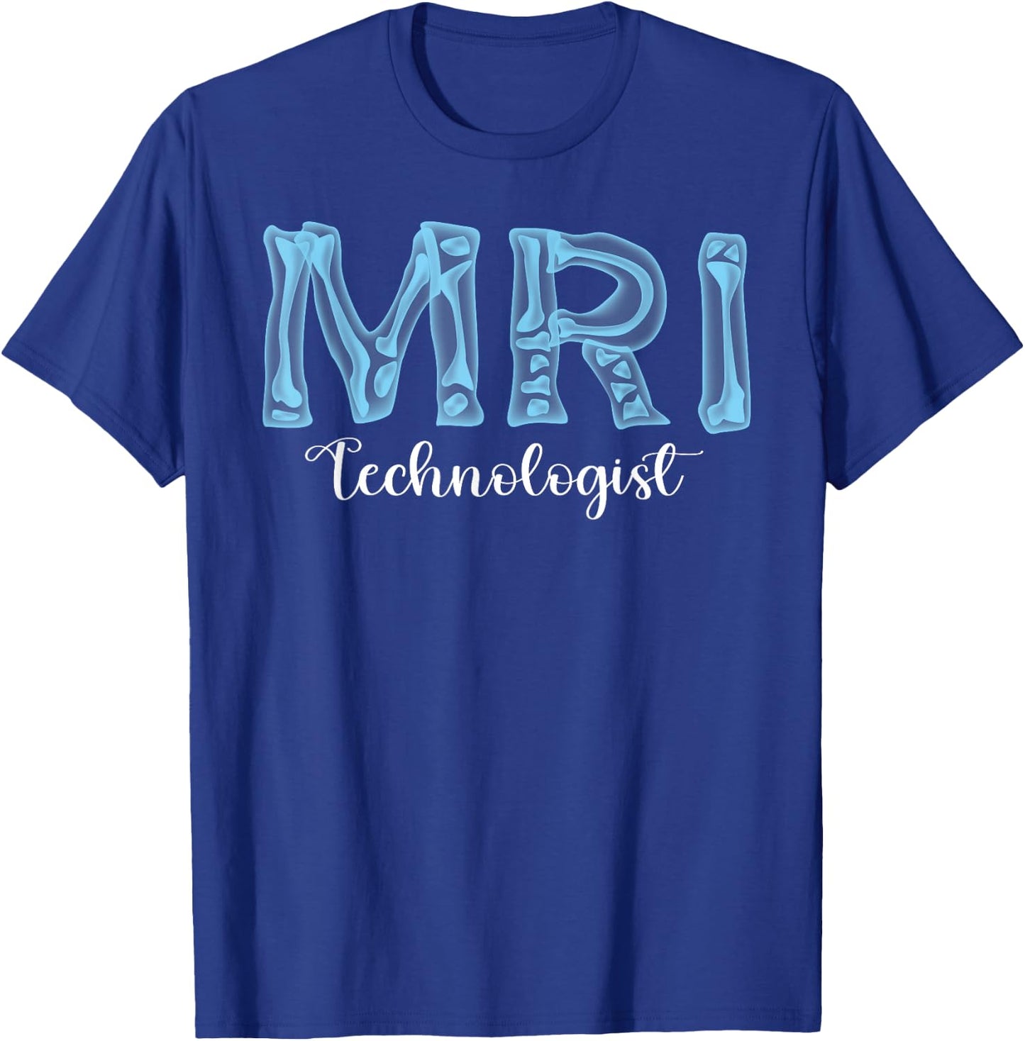 MRI Technologist Radiological Technologist X-Ray Leopard Tech T-Shirt - T-Shirt | Royal