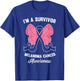 Melanoma Cancer Survivor Skin Cancer Melanoma Awareness T-Shirt - T-Shirt | Royal