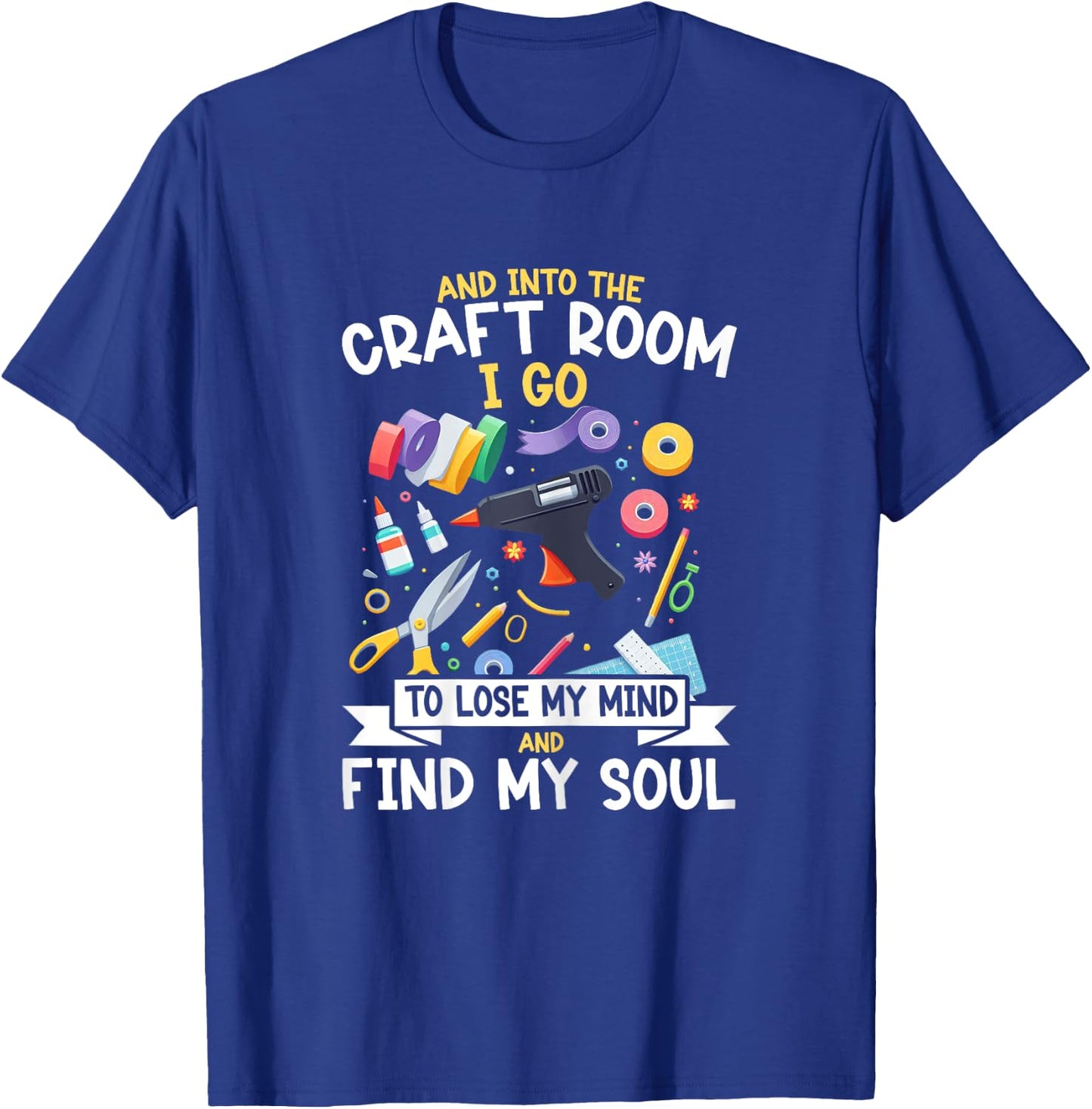 Crafting Crafter T-Shirt - T-Shirt | Royal