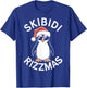 Skibidi Rizzmas Funny Christmas Christmas Season Penguin T-Shirt - T-Shirt | Royal
