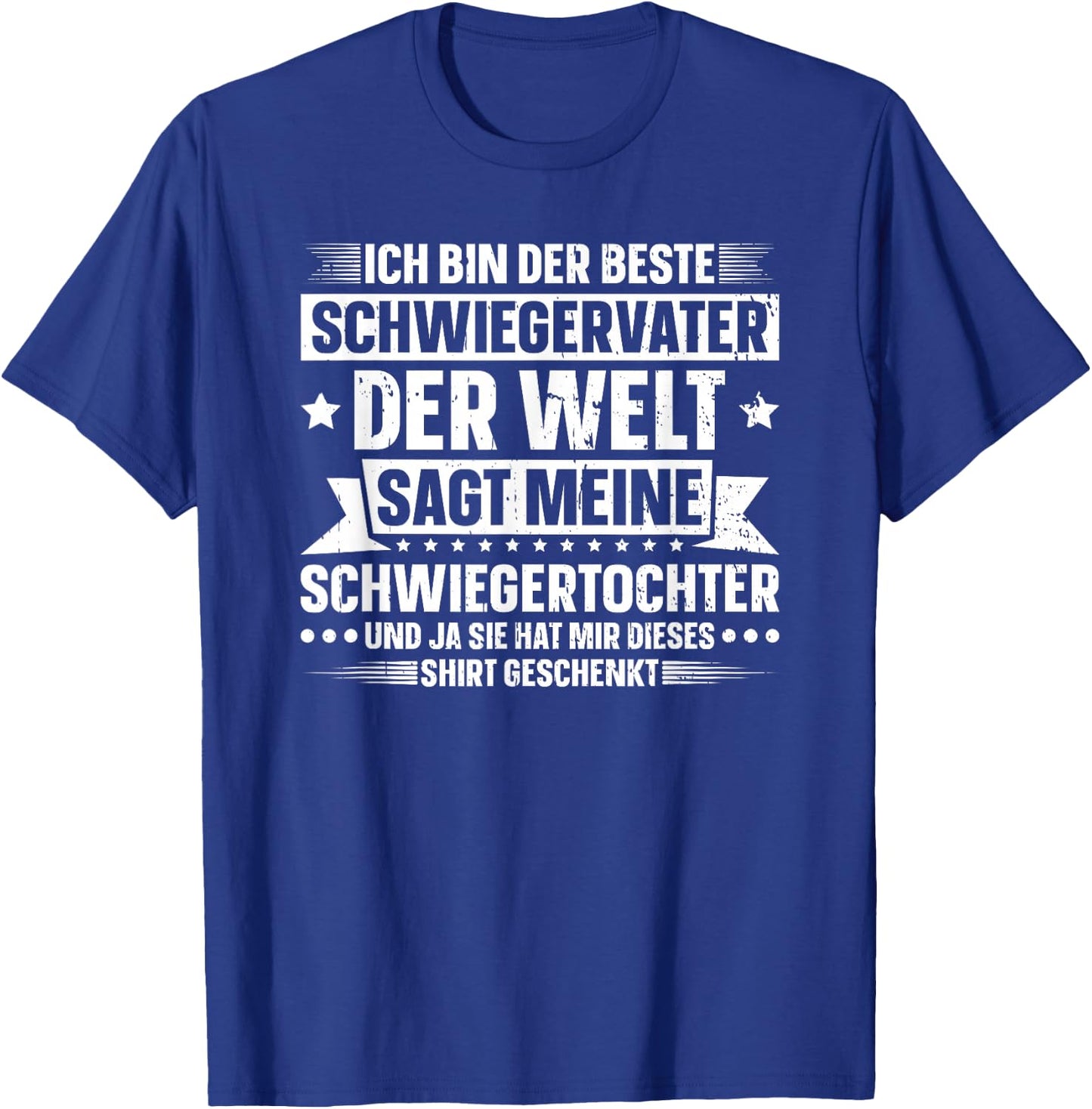Dad in Law Gift Best Father-in-Law , black T-Shirt - T-Shirt | Royal