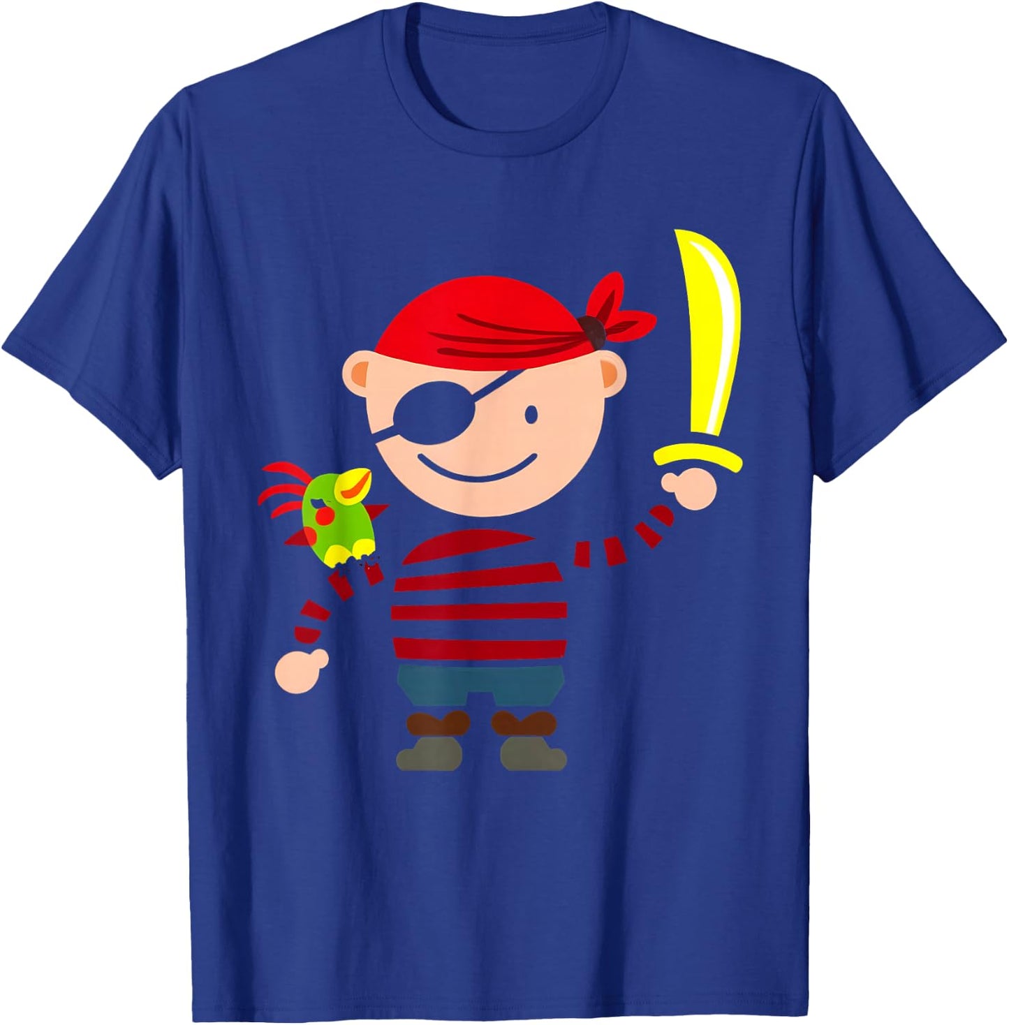 Pirate Costume Kids Sailor Captain Ahoy Shirt T-Shirt - T-Shirt | Royal