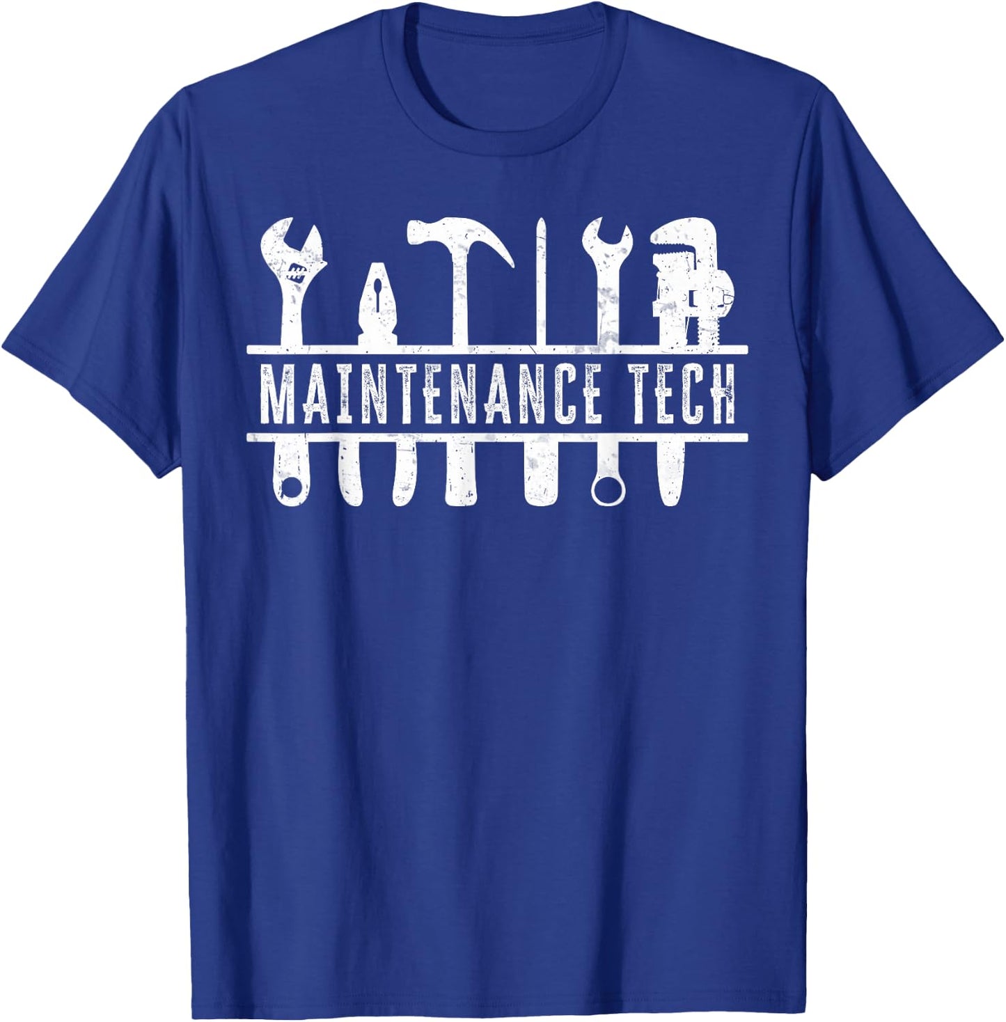 Maintenance Technician Tools T-Shirt - T-Shirt | Royal