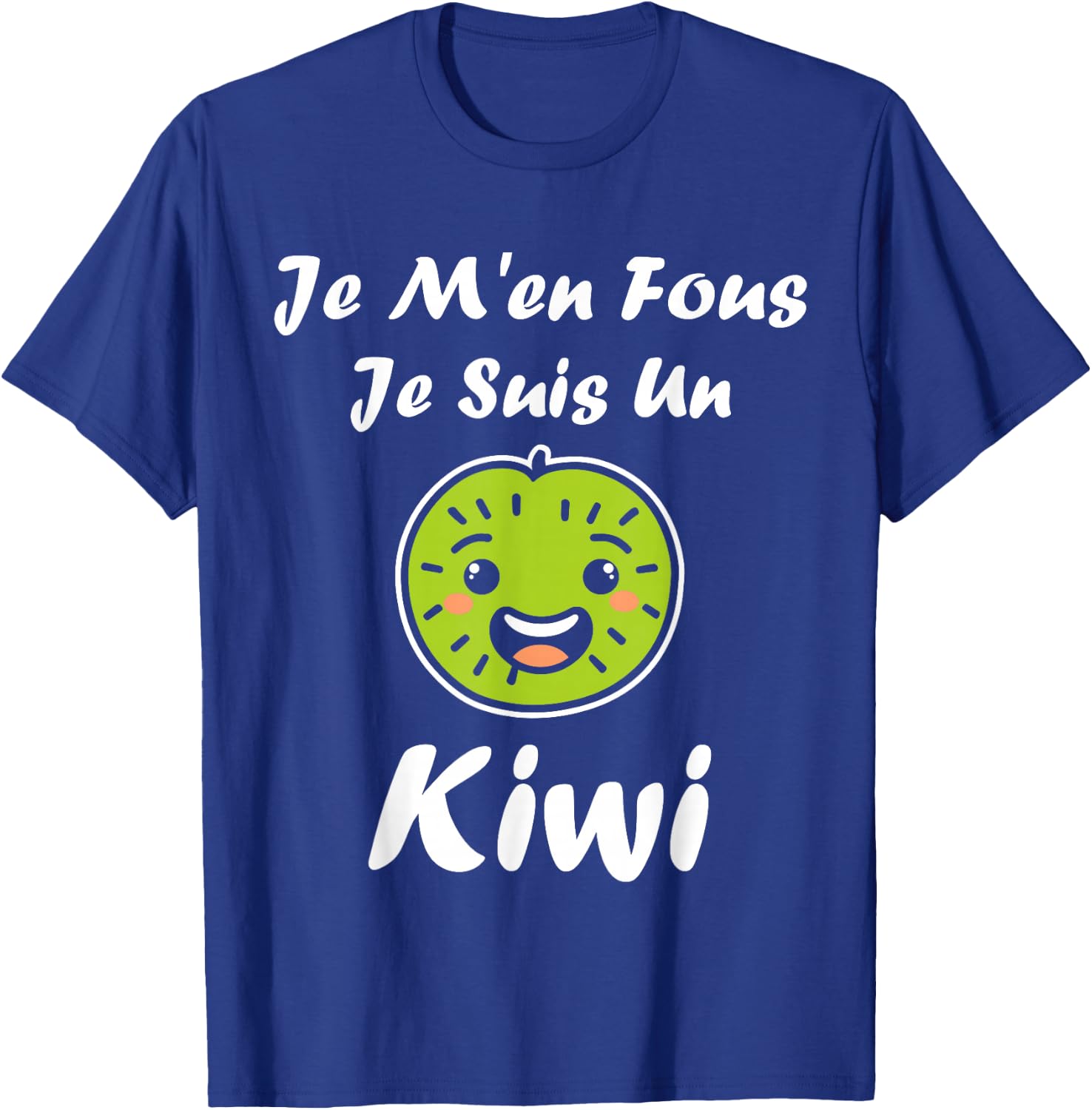 Humour kiwi Fruit Je m'en fous je suis un kiwi , Black, S T-Shirt - T-Shirt | Royal