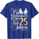 Silver Wedding 25 Years Married Wedding Anniversary , black, s T-Shirt - T-Shirt | Royal