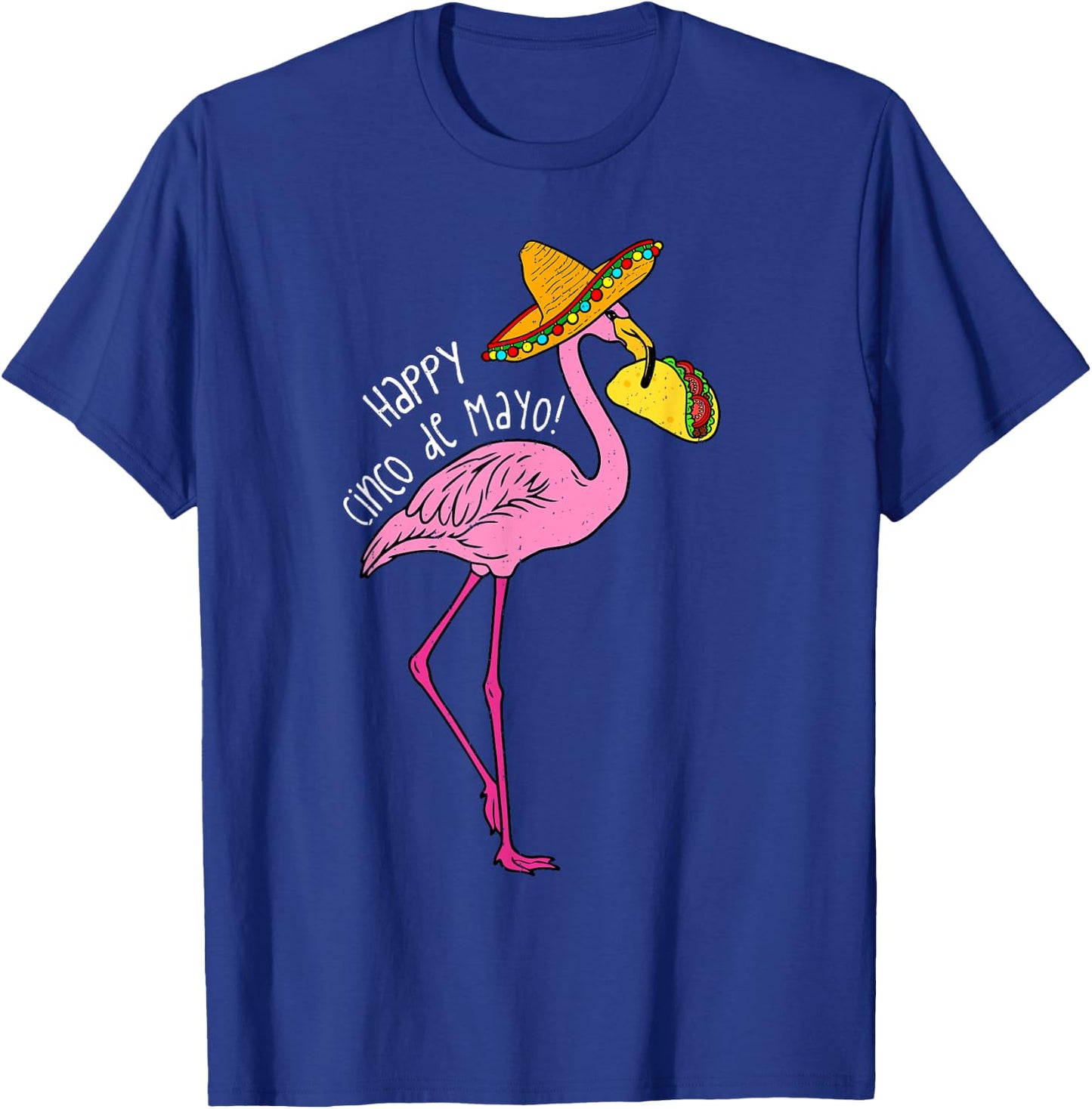 Mexican Flamingo Tacos Cinco De Mayo Fiesta 5 De Mayo Women T-Shirt - T-Shirt | Royal